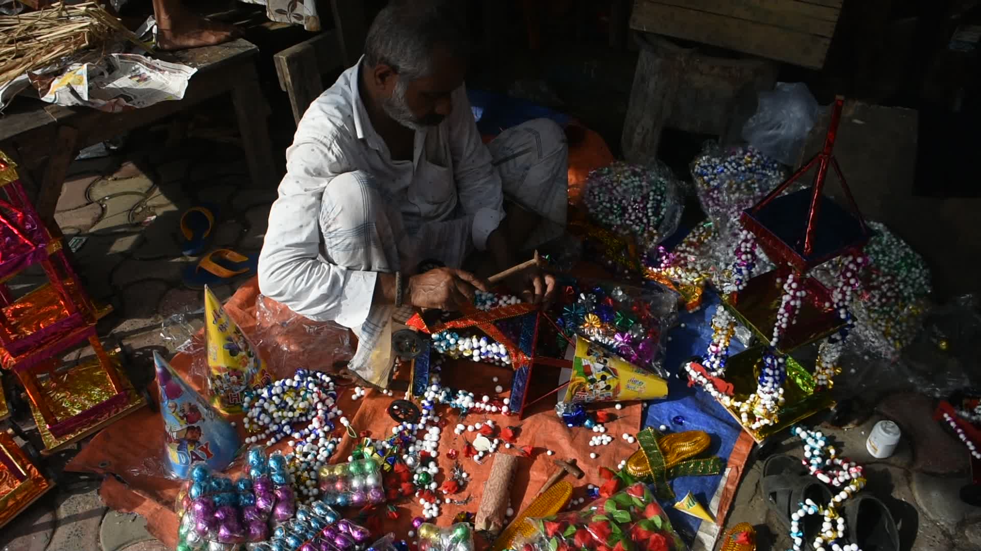 Preparation of Rath-yatra festival in Kolkata 