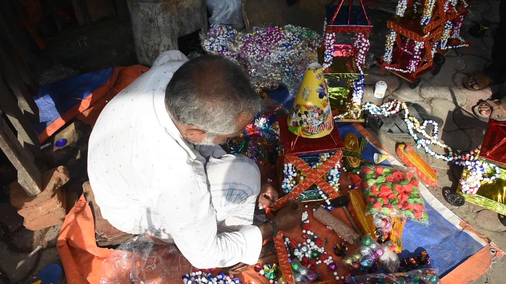 Preparation of Rath-yatra festival in Kolkata 