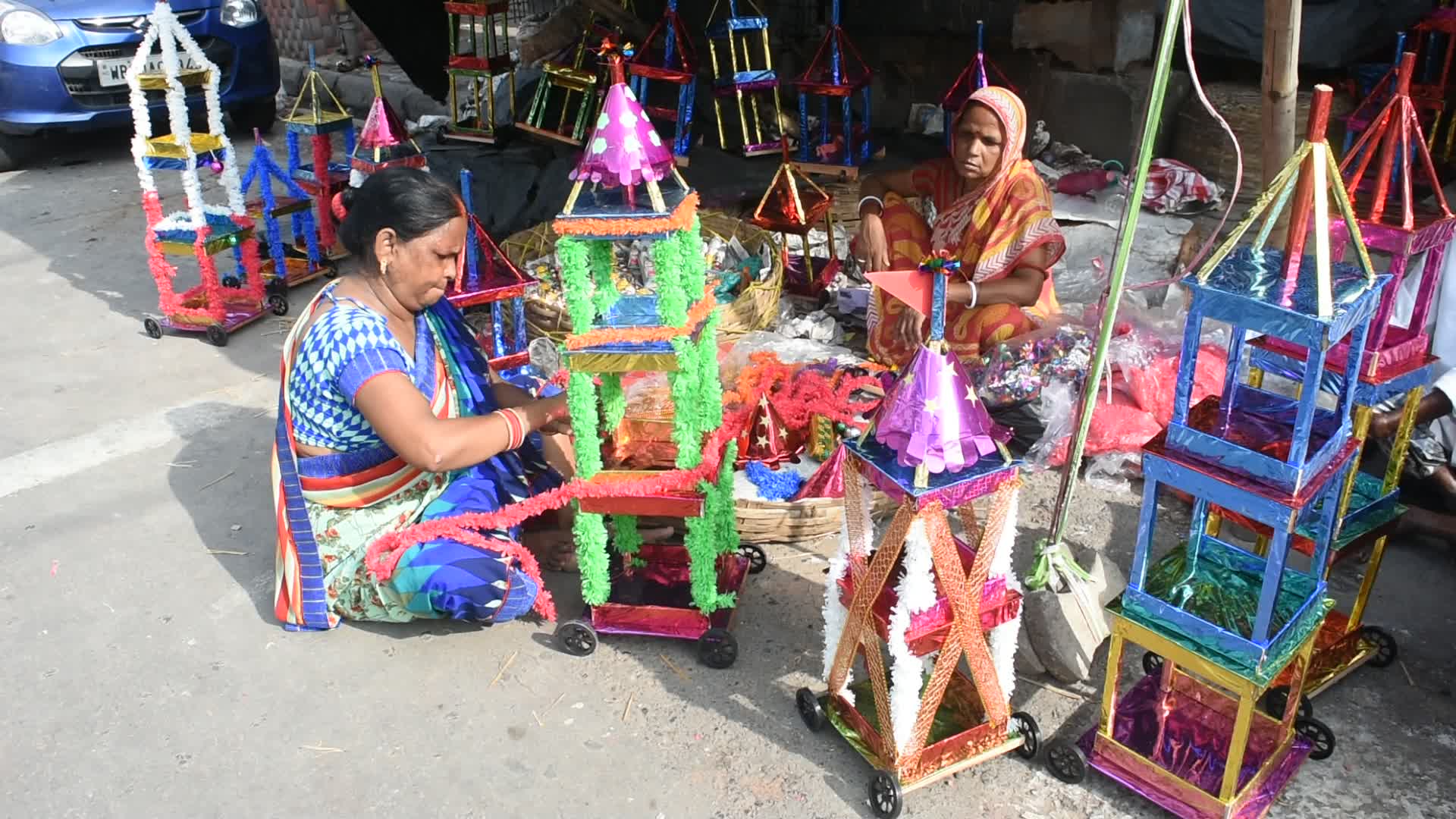 Preparation of Rath-yatra festival in Kolkata 