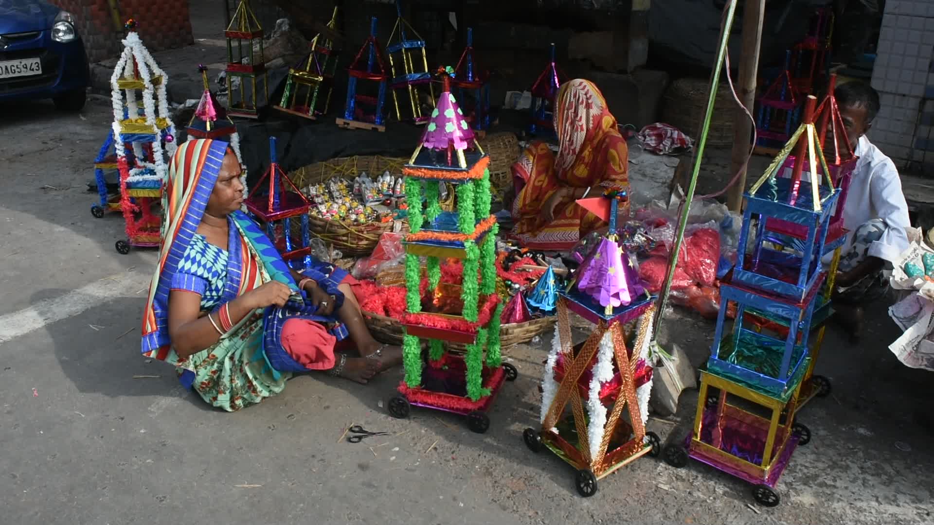 Preparation of Rath-yatra festival in Kolkata 