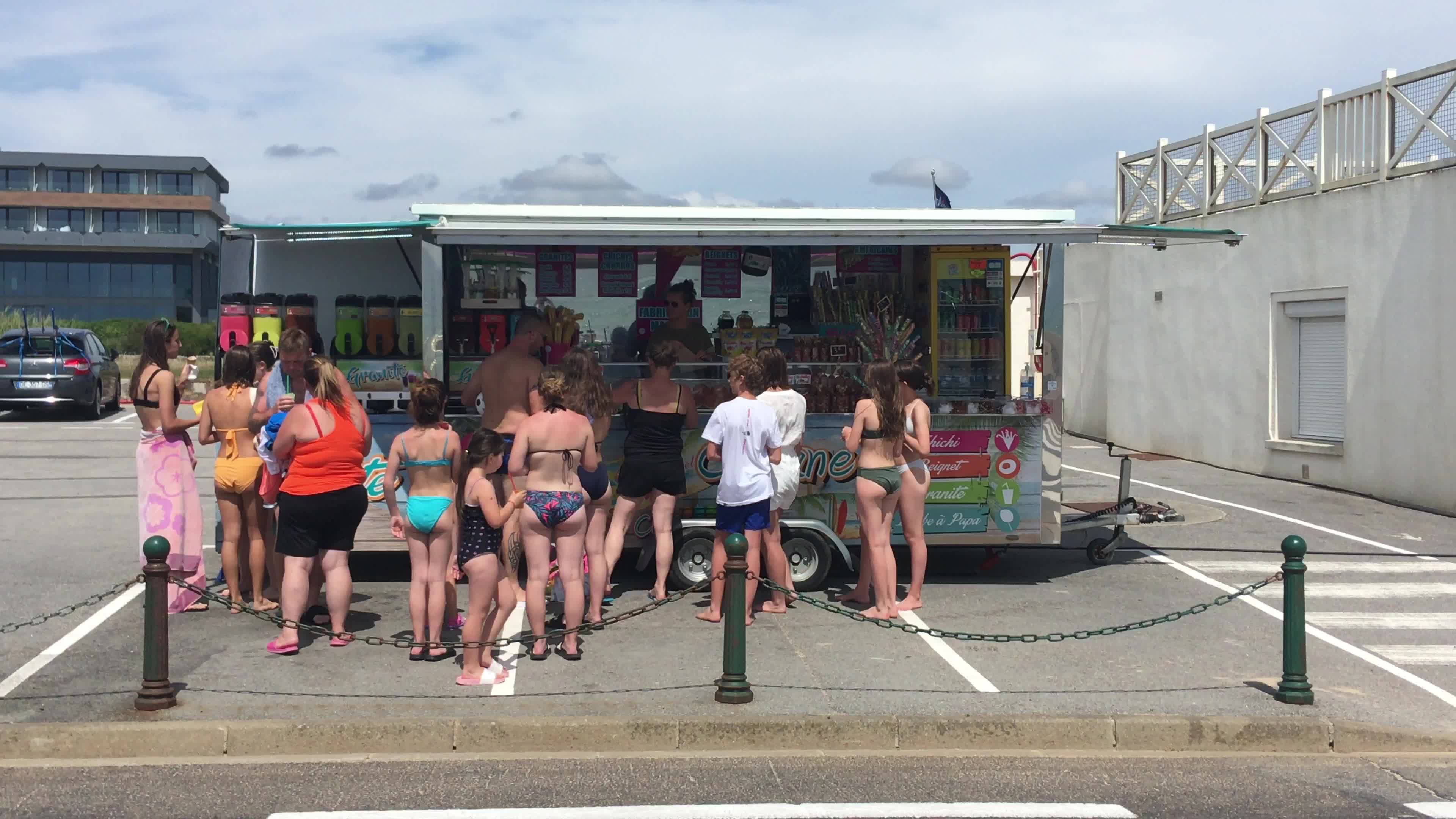 First week end of summer vacation in France 