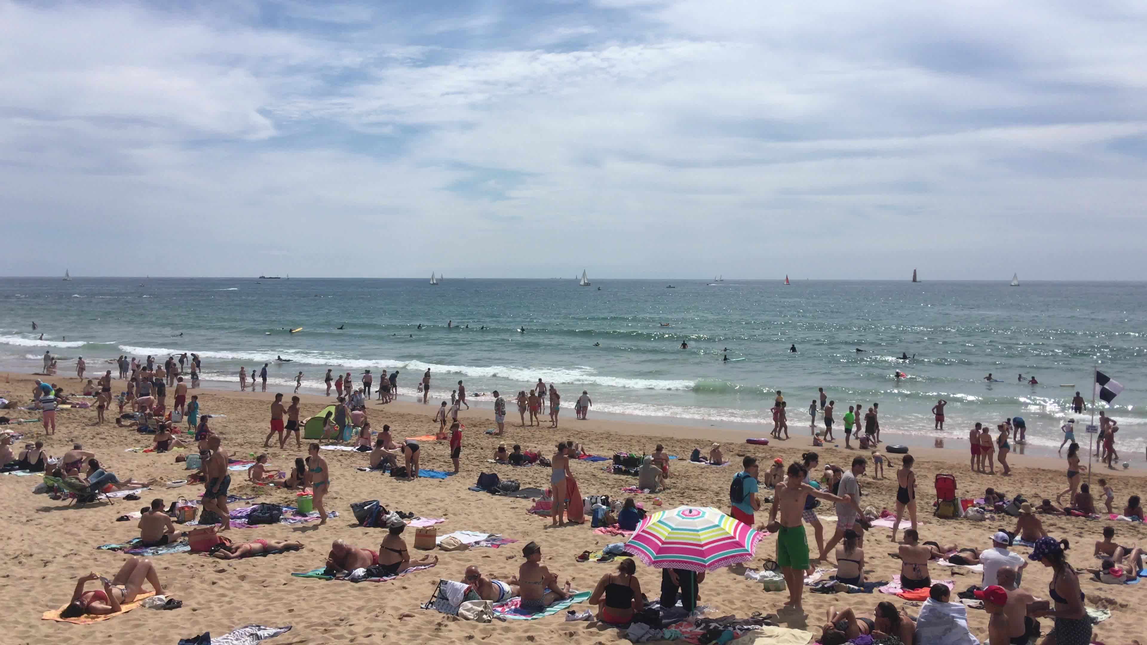 First week end of summer vacation in France 