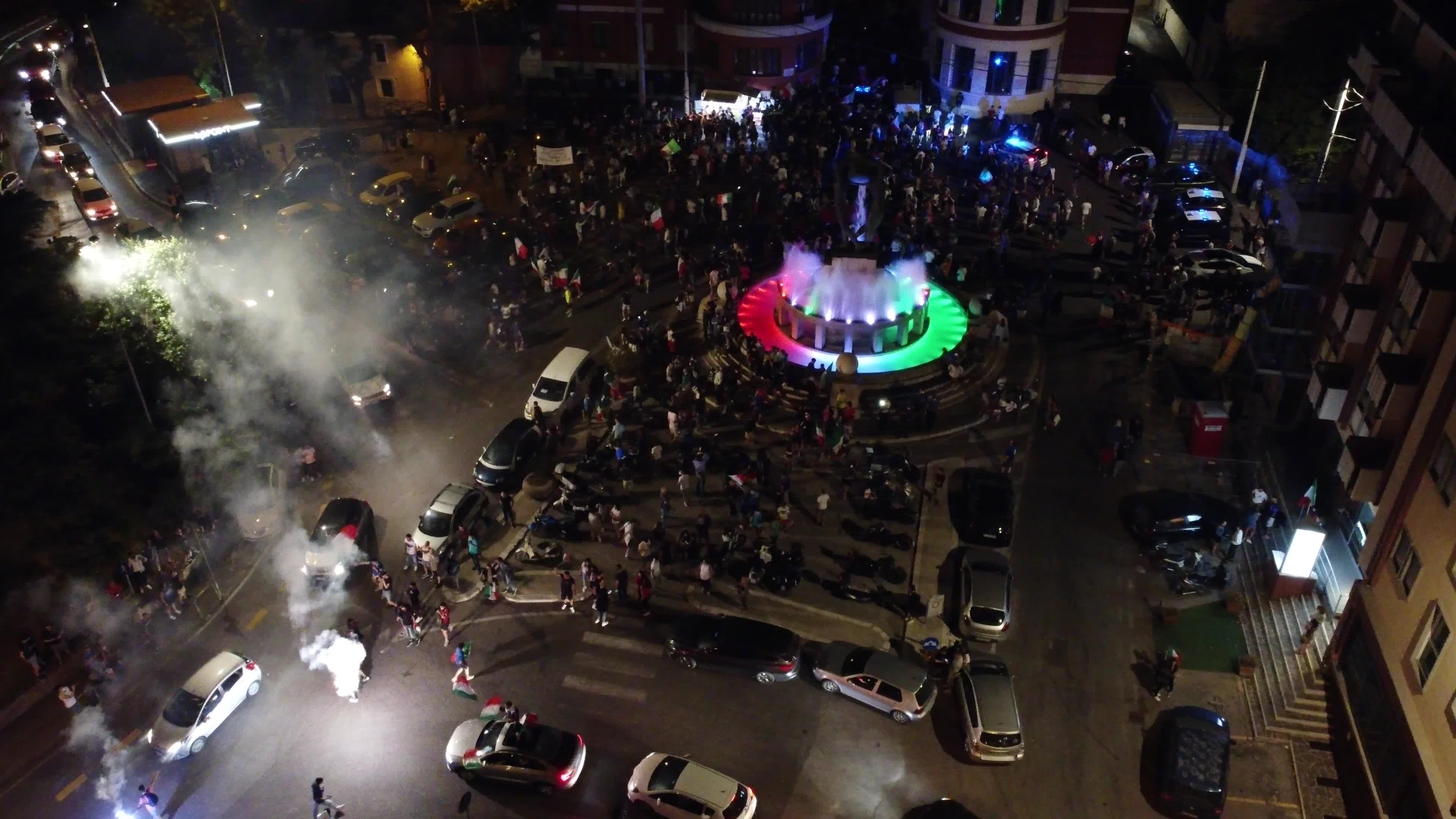 Euro 2020 – Italian people celebrating Euro 2020 victory 