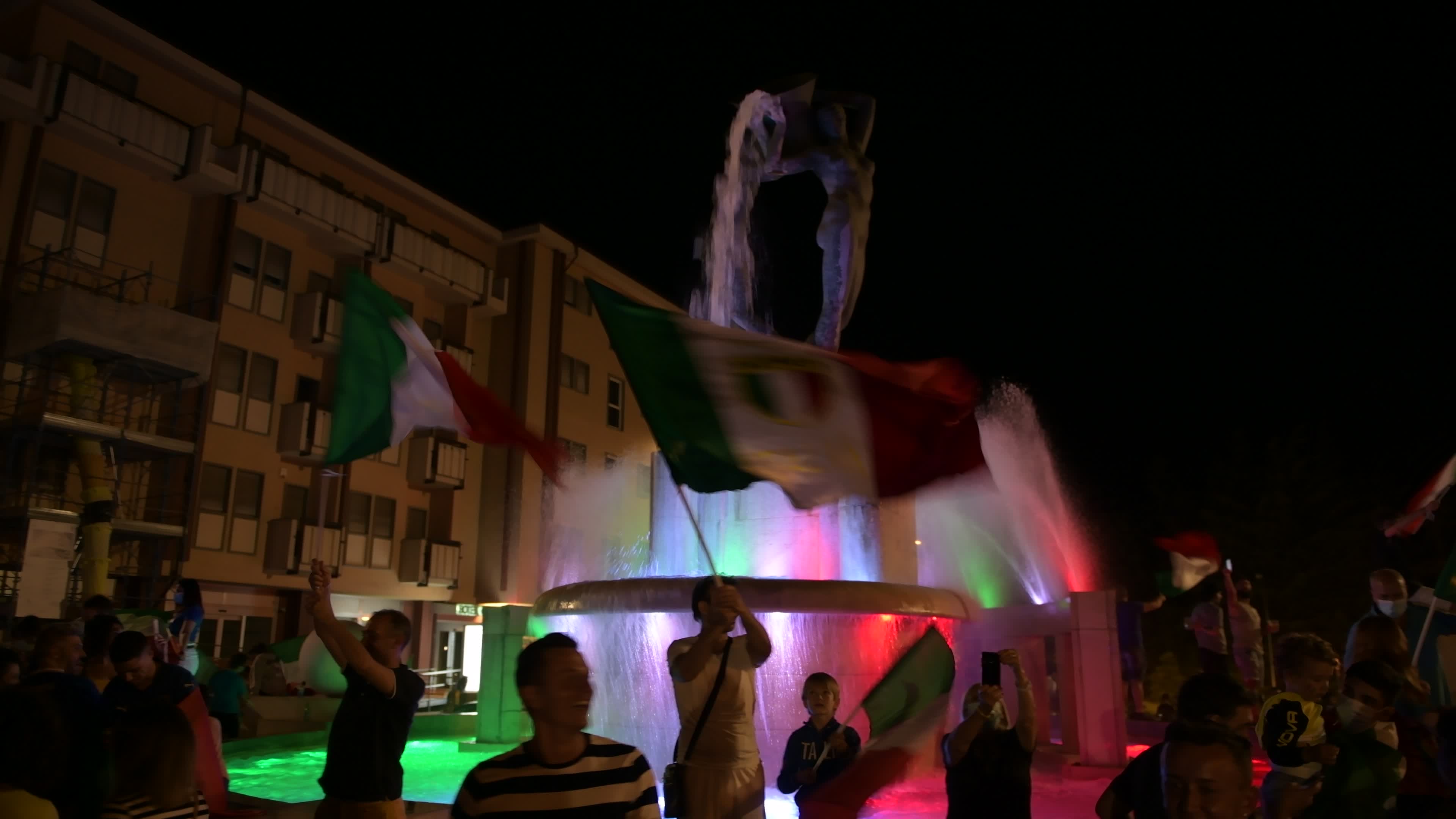 Euro 2020 – Italian people celebrating Euro 2020 victory 