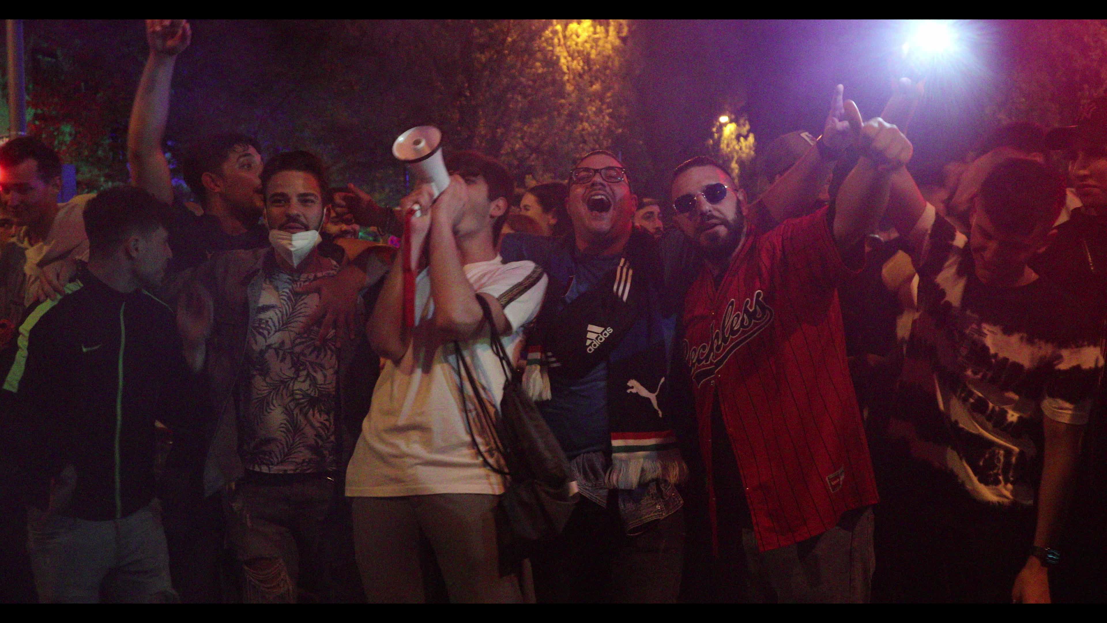 Fans celebrate Italy’s EURO 2020 victory in Munich, Germany