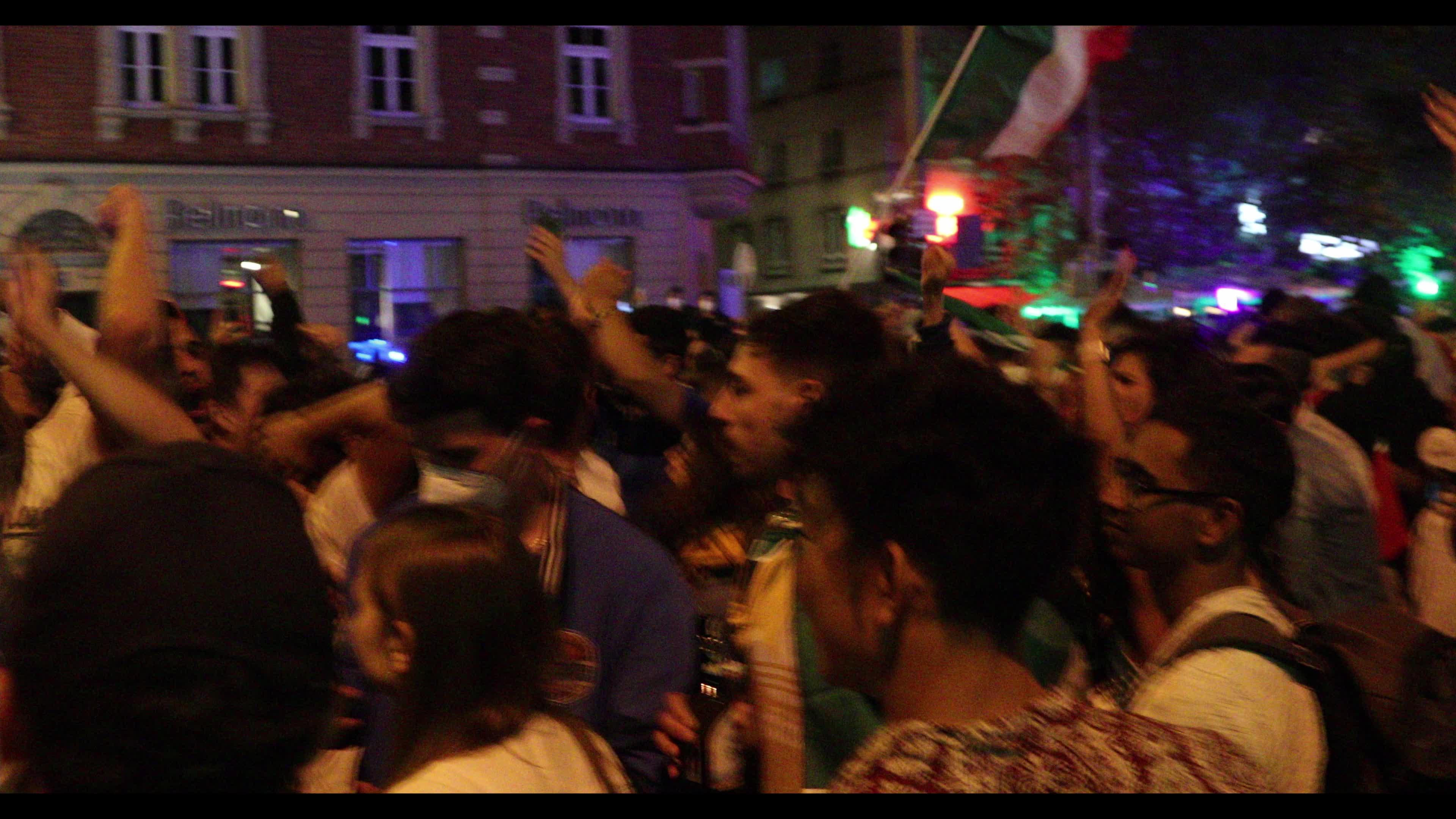 Fans celebrate Italy’s EURO 2020 victory in Munich, Germany