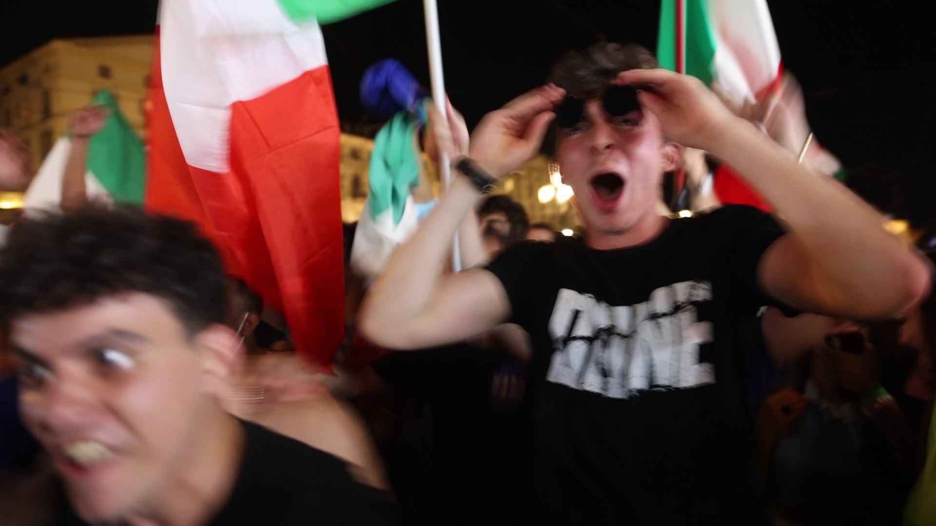 Supporter reactions As Italy Defeated England At Euro 2020 Final Match
