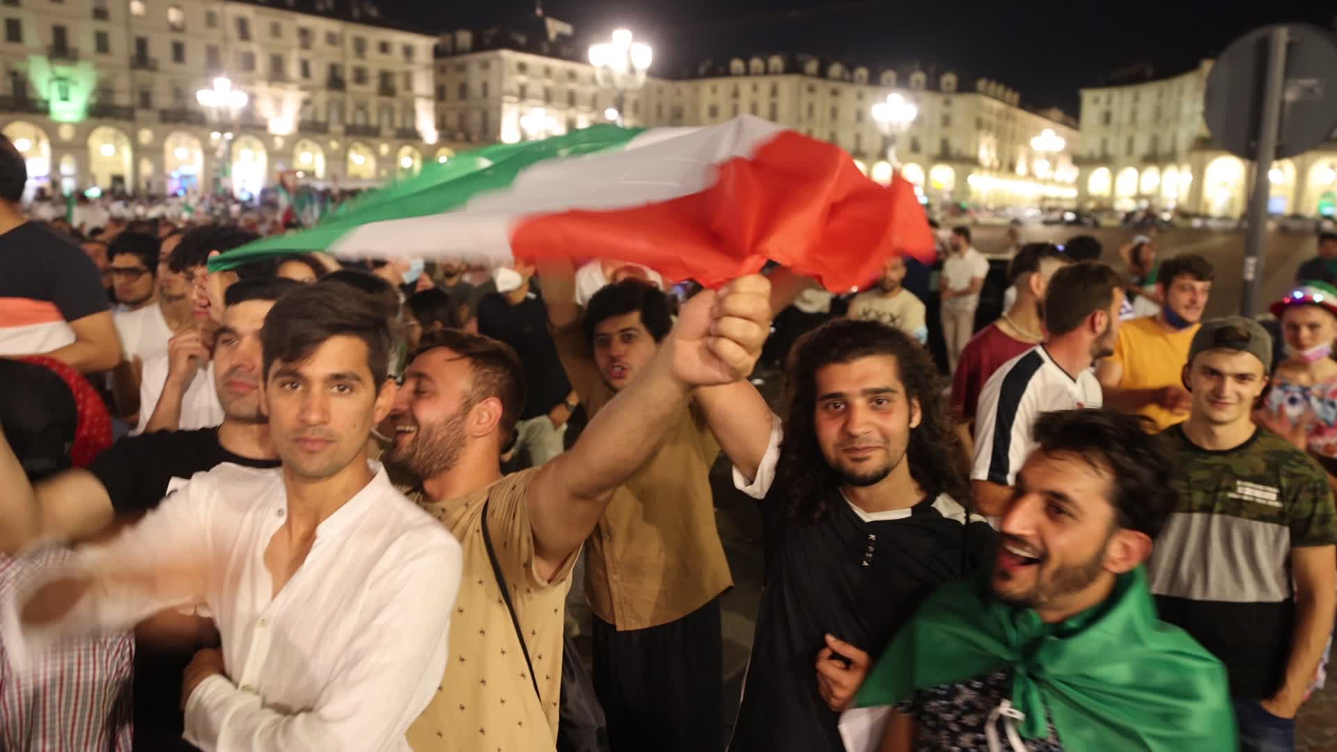 Supporter reactions As Italy Defeated England At Euro 2020 Final Match