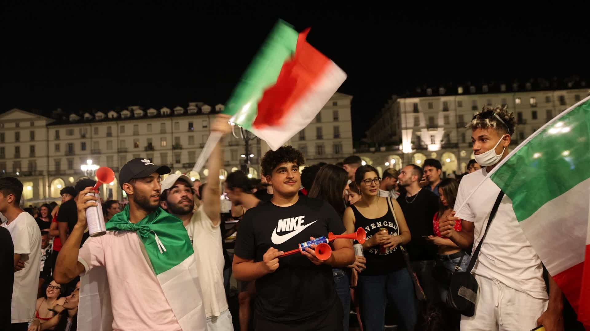 Supporter reactions As Italy Defeated England At Euro 2020 Final Match