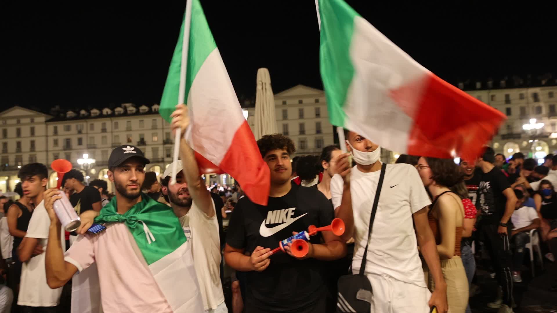 Supporter reactions As Italy Defeated England At Euro 2020 Final Match