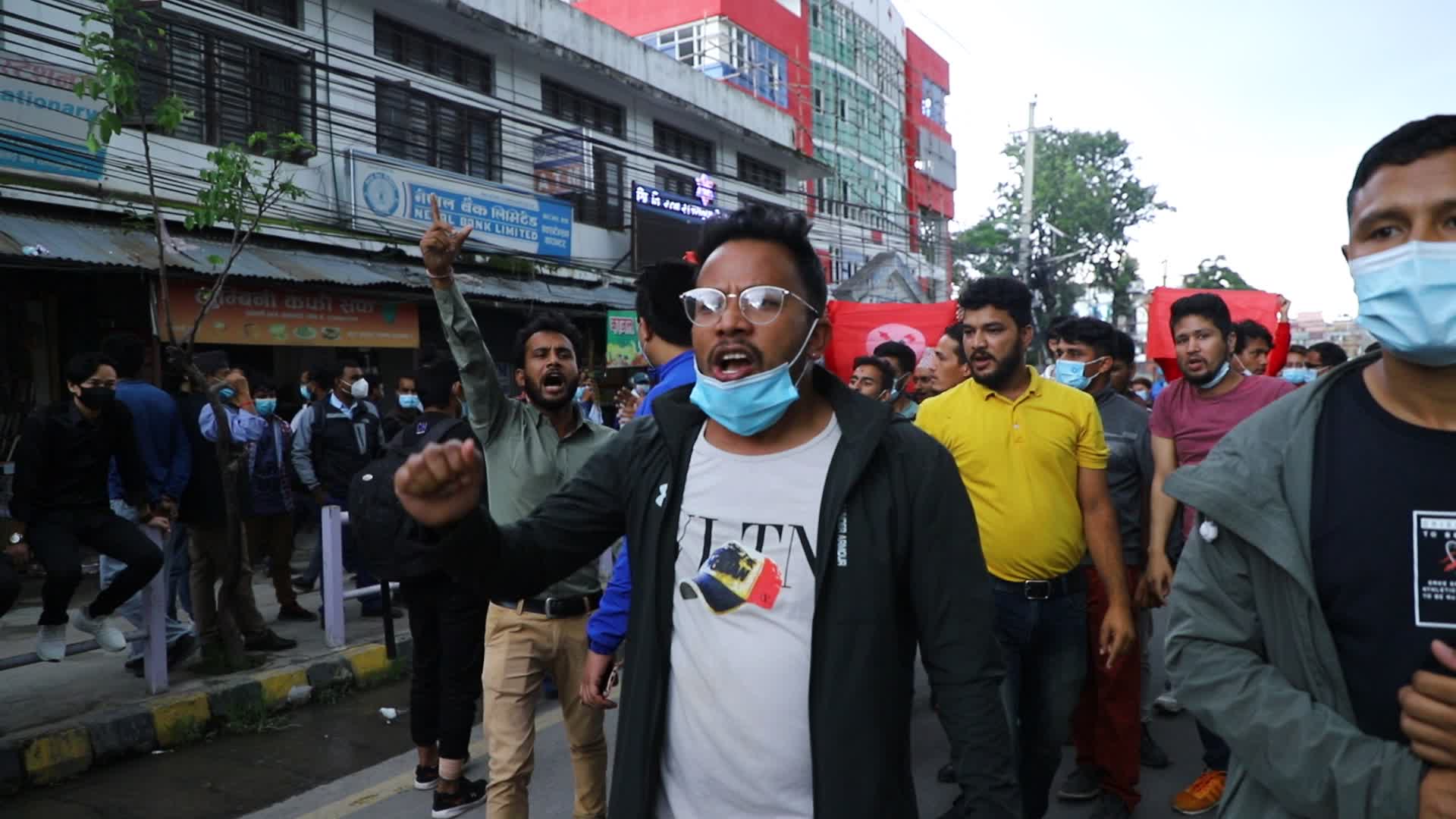 Activists celebrate as Supreme Court reinstates the parliament in Nepal
