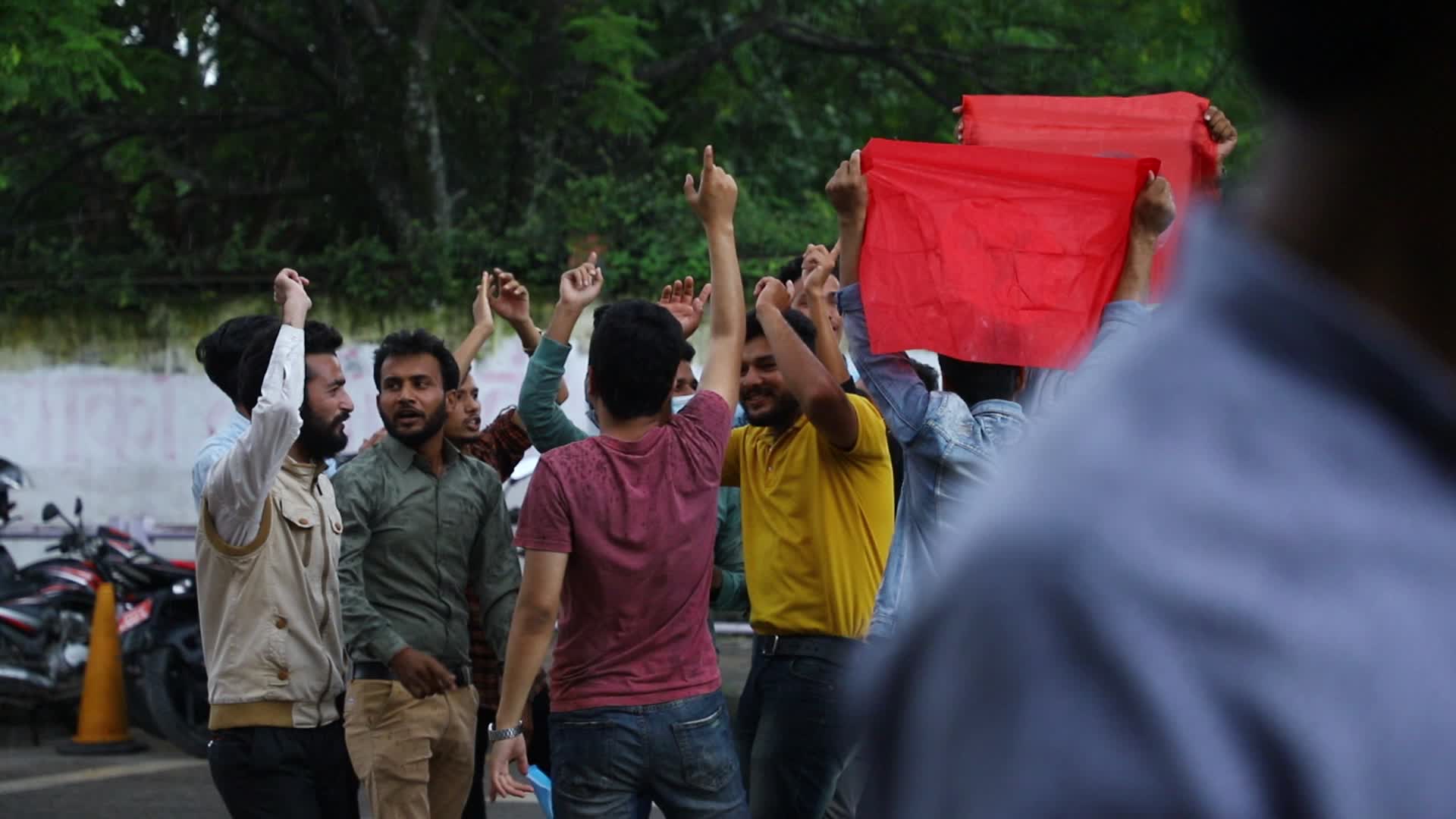 Activists celebrate as Supreme Court reinstates the parliament in Nepal