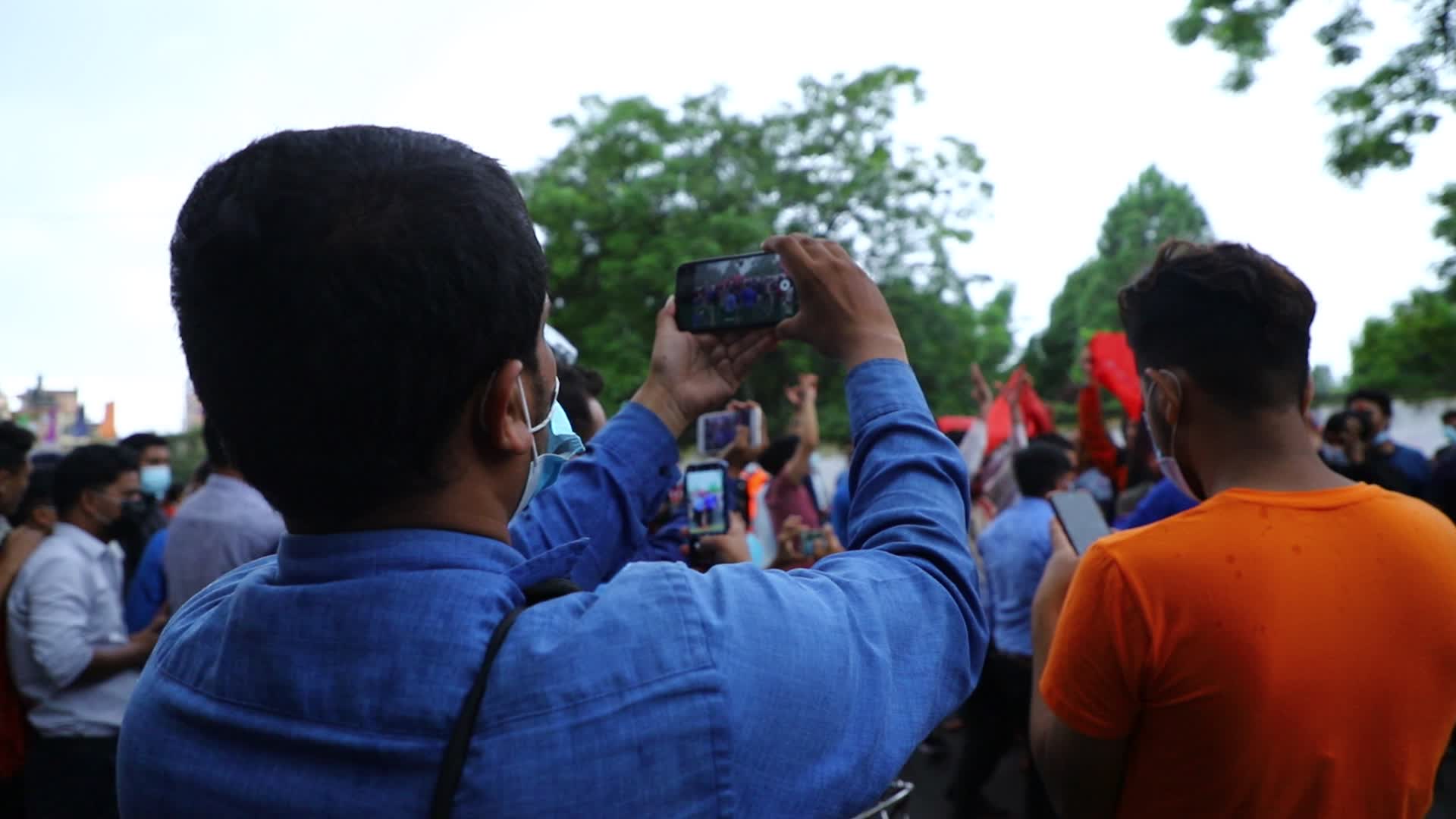 Activists celebrate as Supreme Court reinstates the parliament in Nepal