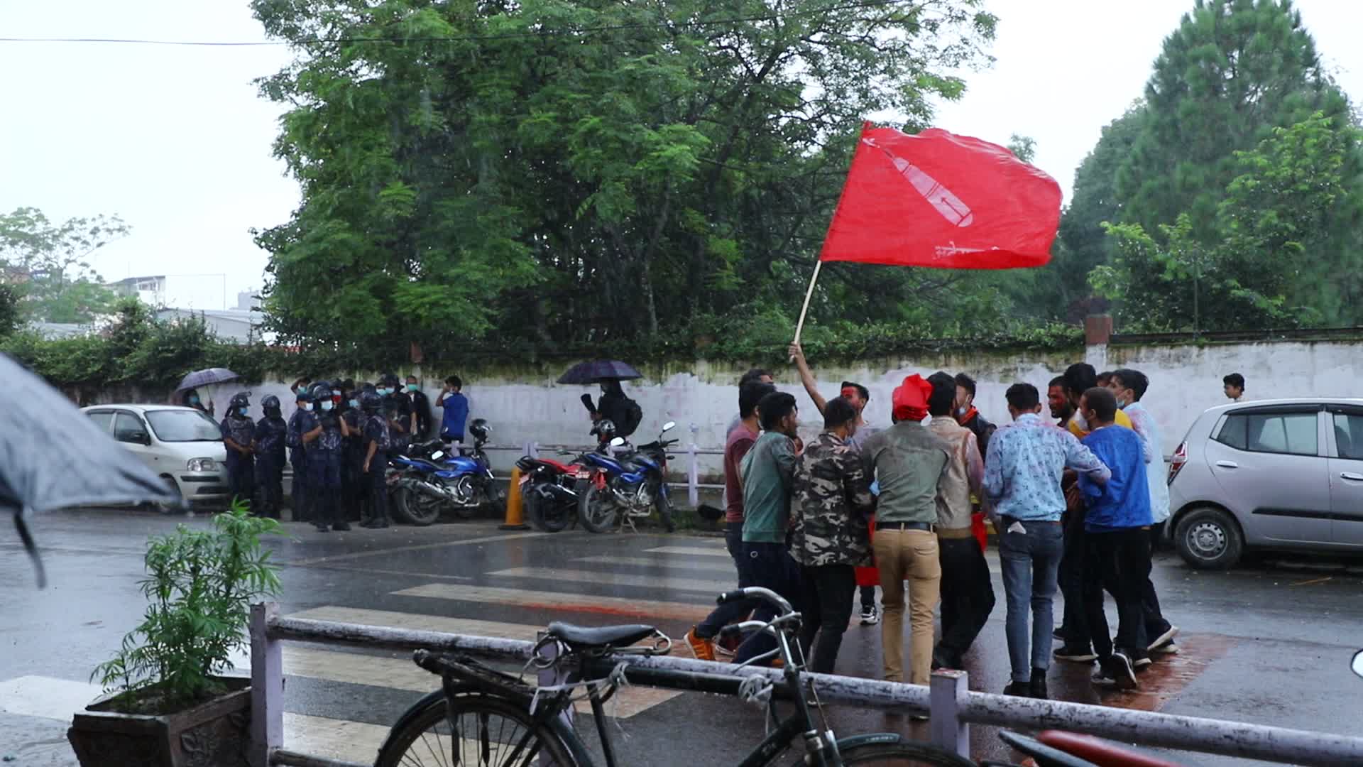 Activists celebrate as Supreme Court reinstates the parliament in Nepal