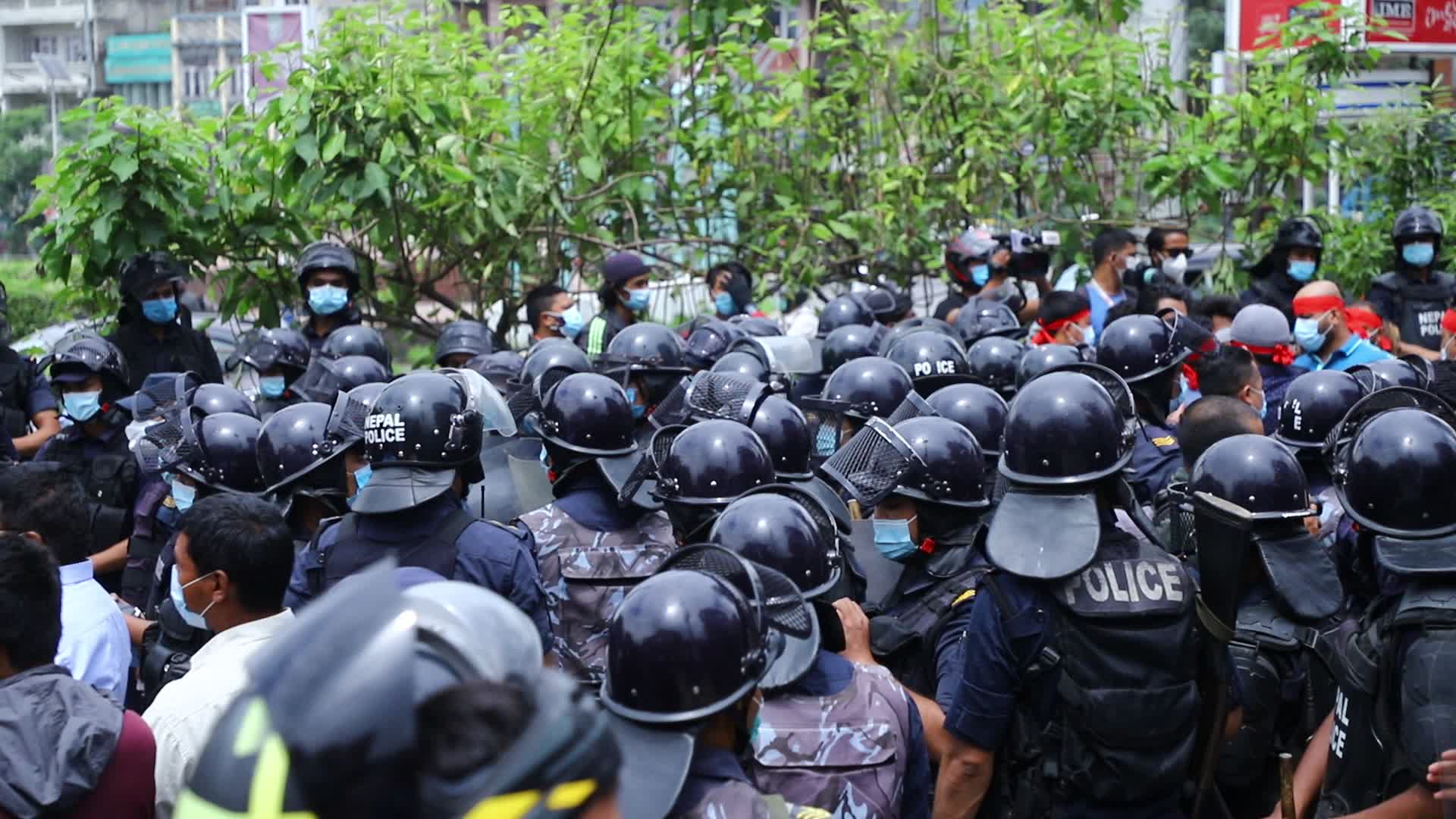 Activists protest against Supreme Court's verdict in Nepal