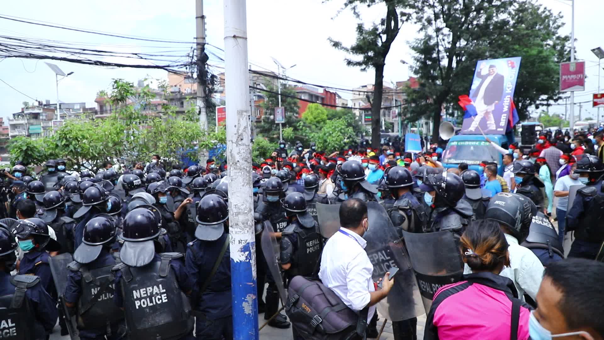 Activists protest against Supreme Court's verdict in Nepal
