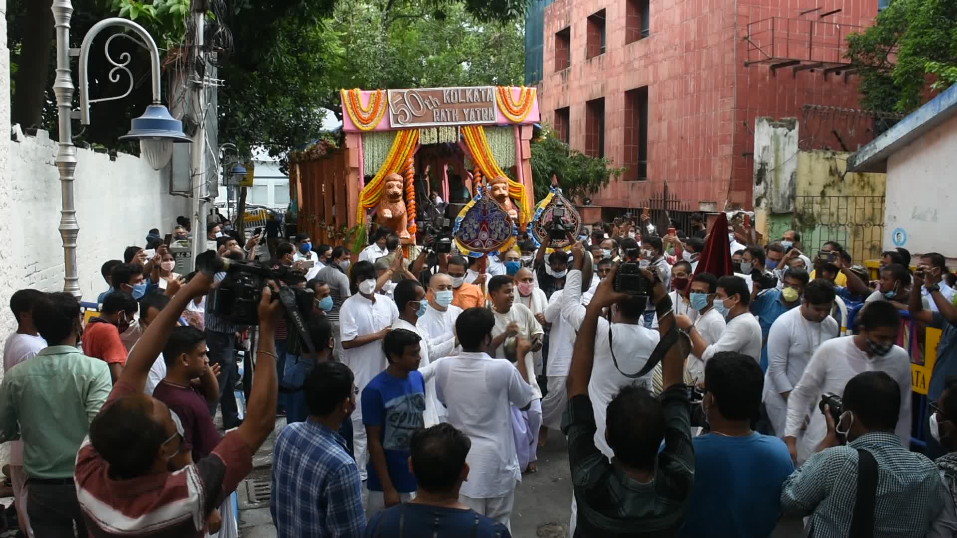 Rathyatra festival in Kolkata