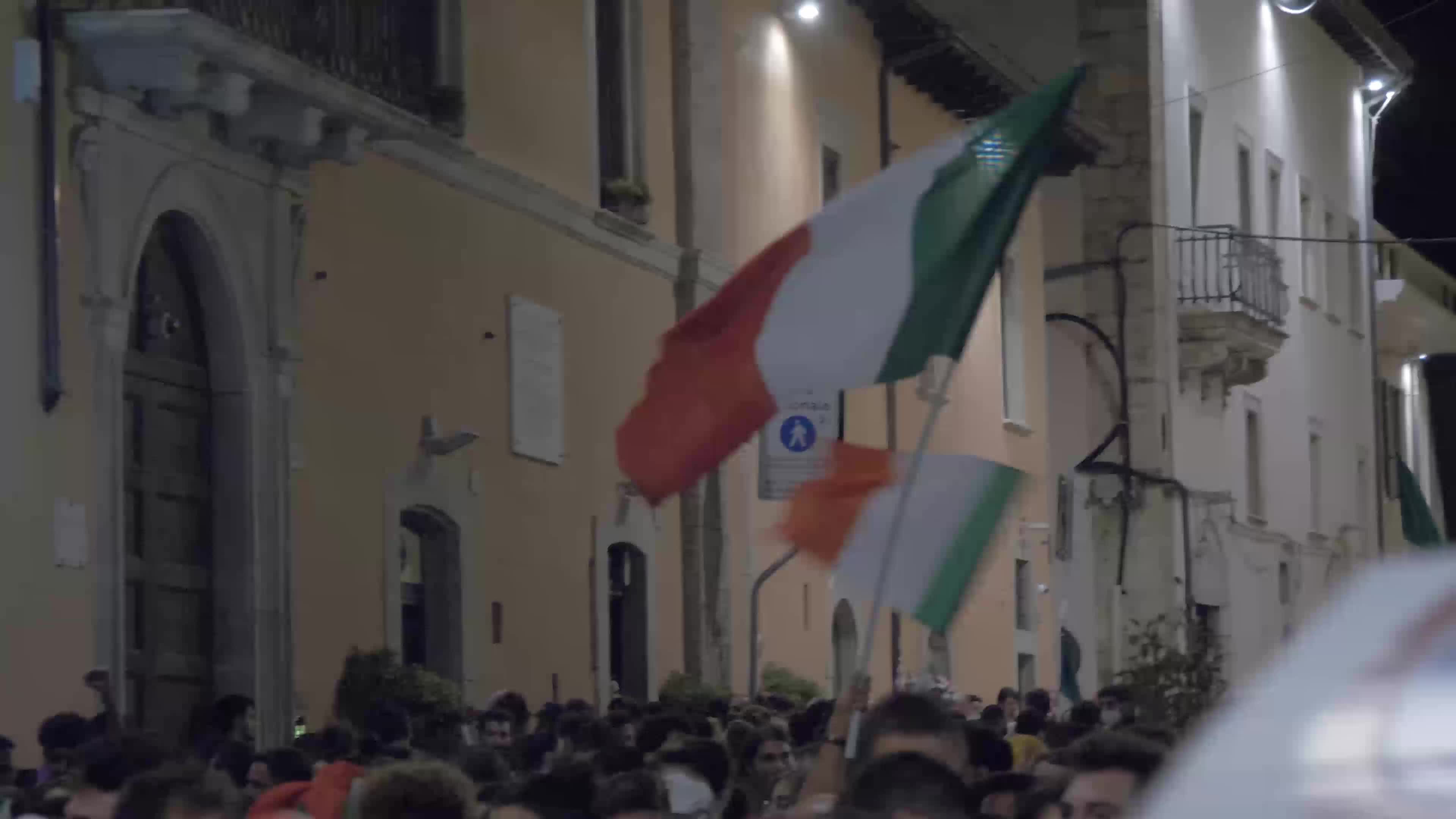 Italian supporters celebrates Euro 2020 victory