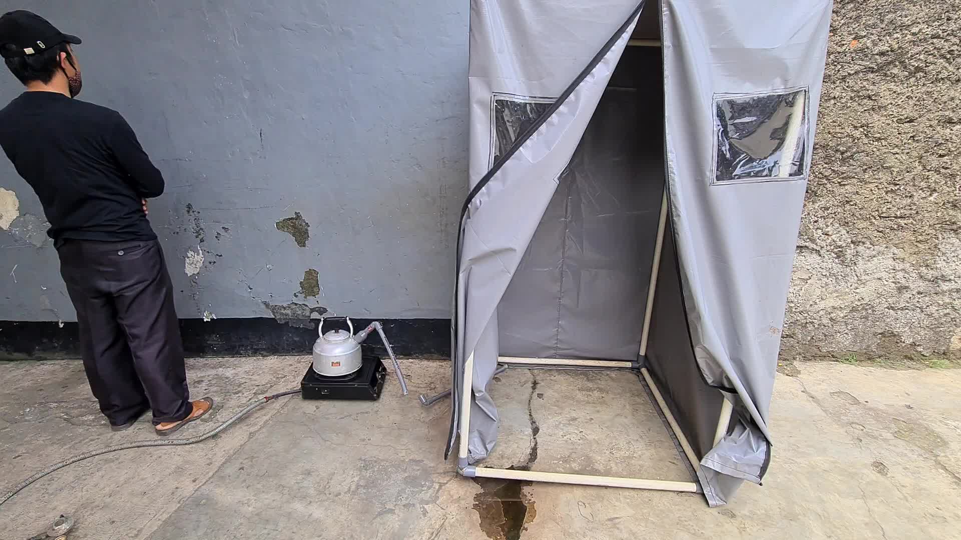 Mobile Sauna to Boost Body's Immune System in Indonesia