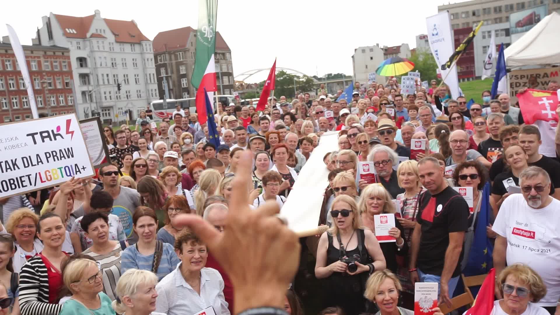 Tour De Constitution Event In Gdansk, Poland