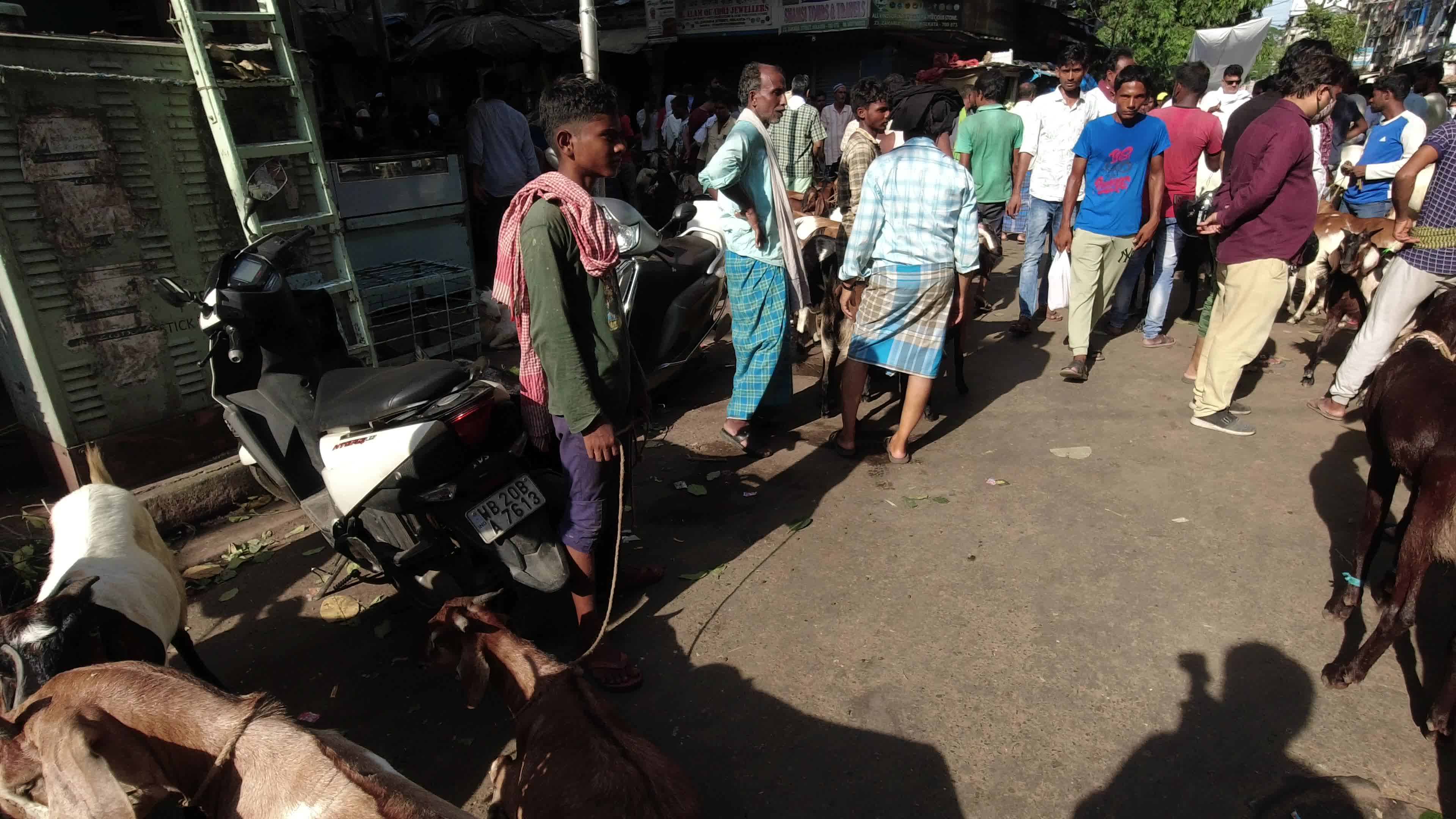 Livestock market ahead of Eid al-Adha in Kolkata