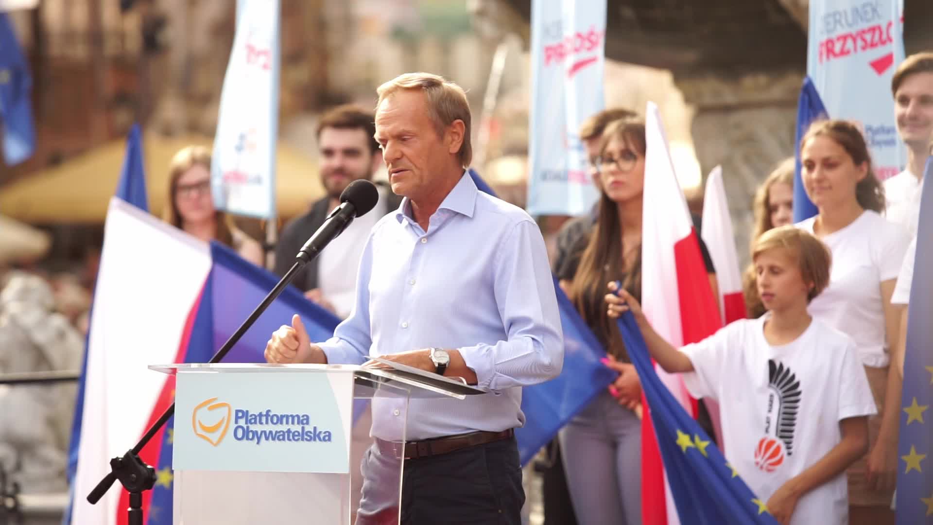 Donald Tusk's Rally in Gdansk, Poland