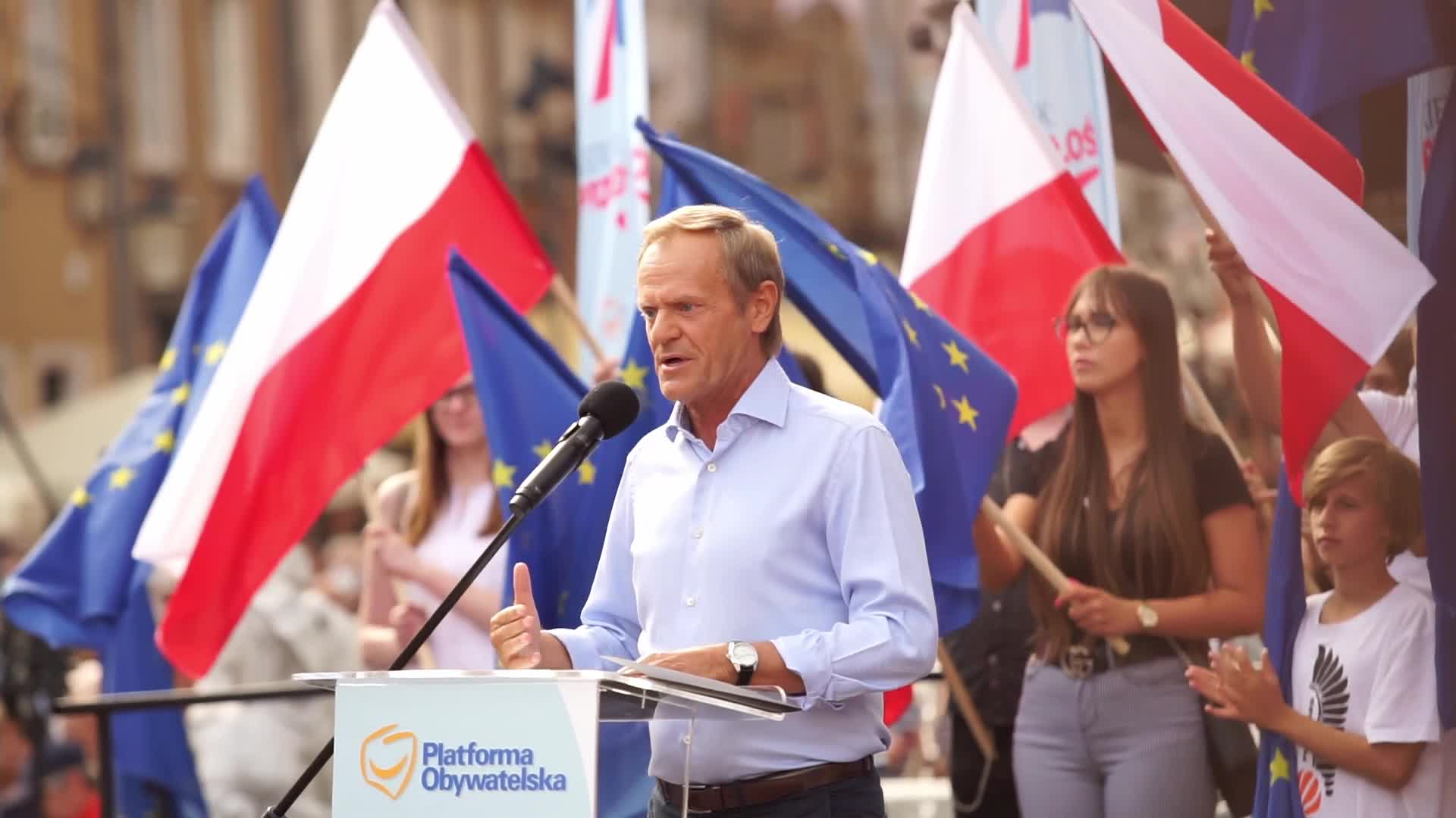 Donald Tusk's Rally in Gdansk, Poland