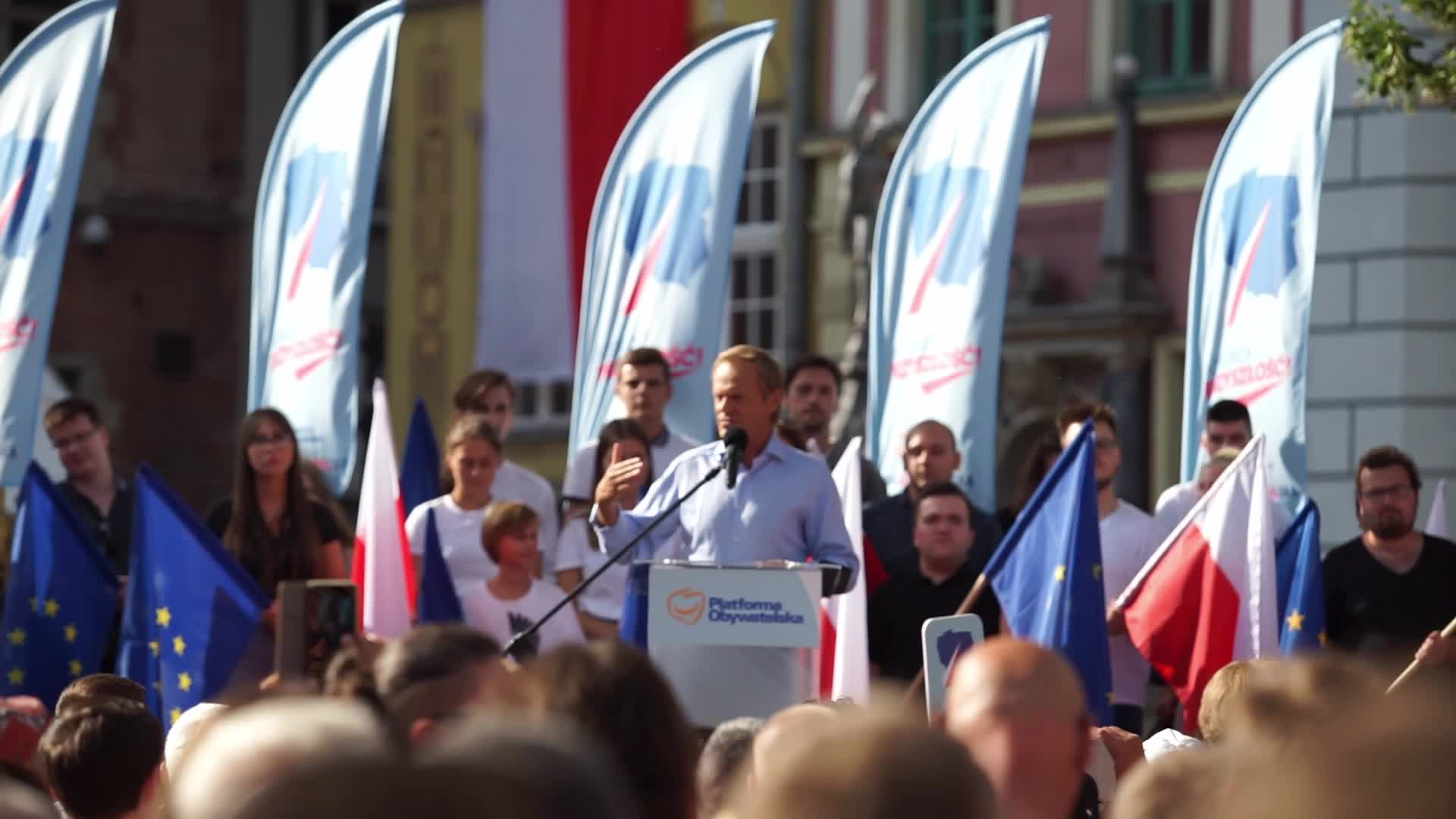 Donald Tusk's Rally in Gdansk, Poland