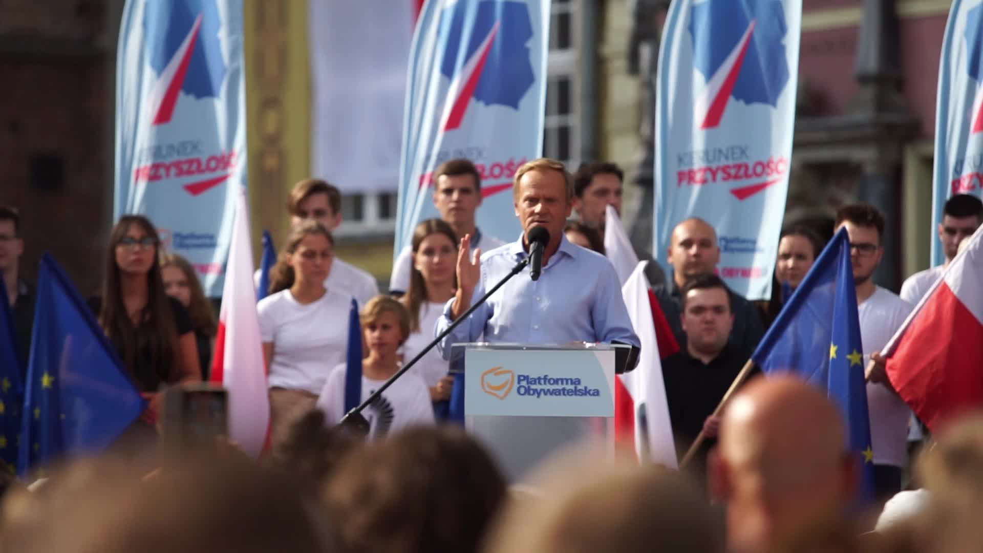Donald Tusk's Rally in Gdansk, Poland