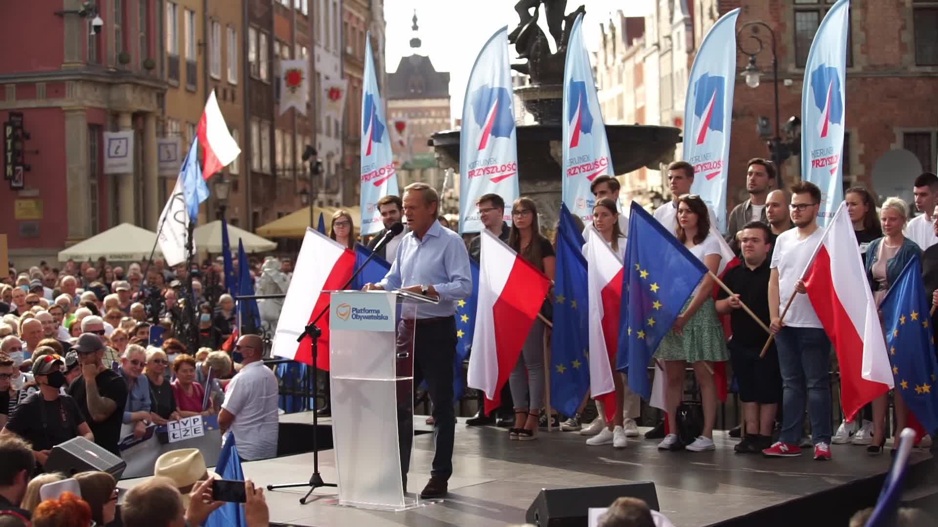 Donald Tusk's Rally in Gdansk, Poland