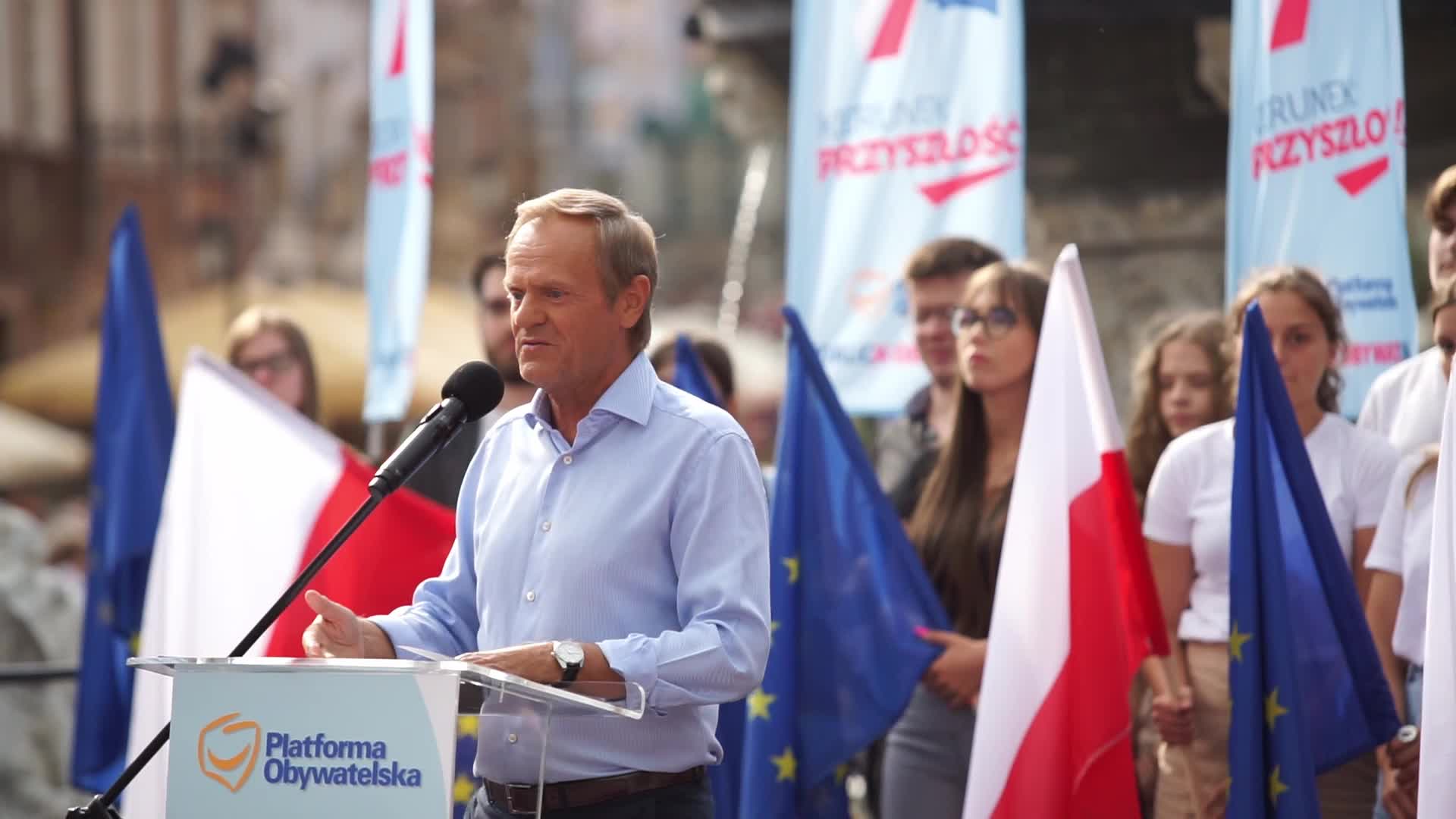 Donald Tusk's Rally in Gdansk, Poland