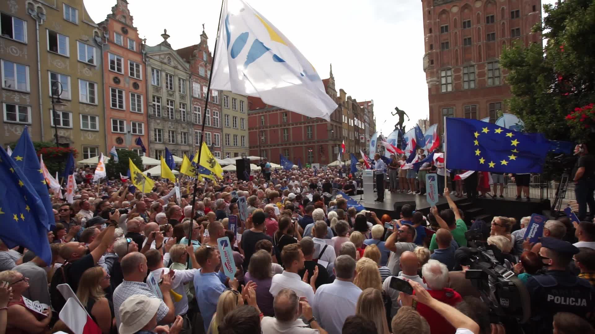 Donald Tusk's Rally in Gdansk, Poland