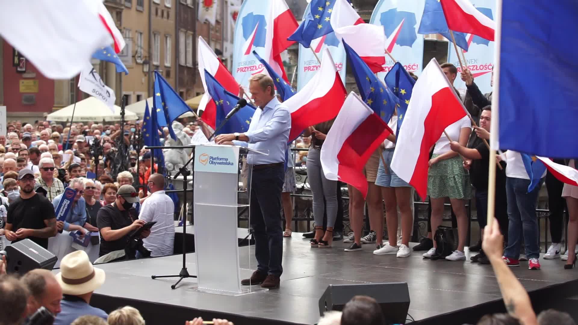 Donald Tusk's Rally in Gdansk, Poland