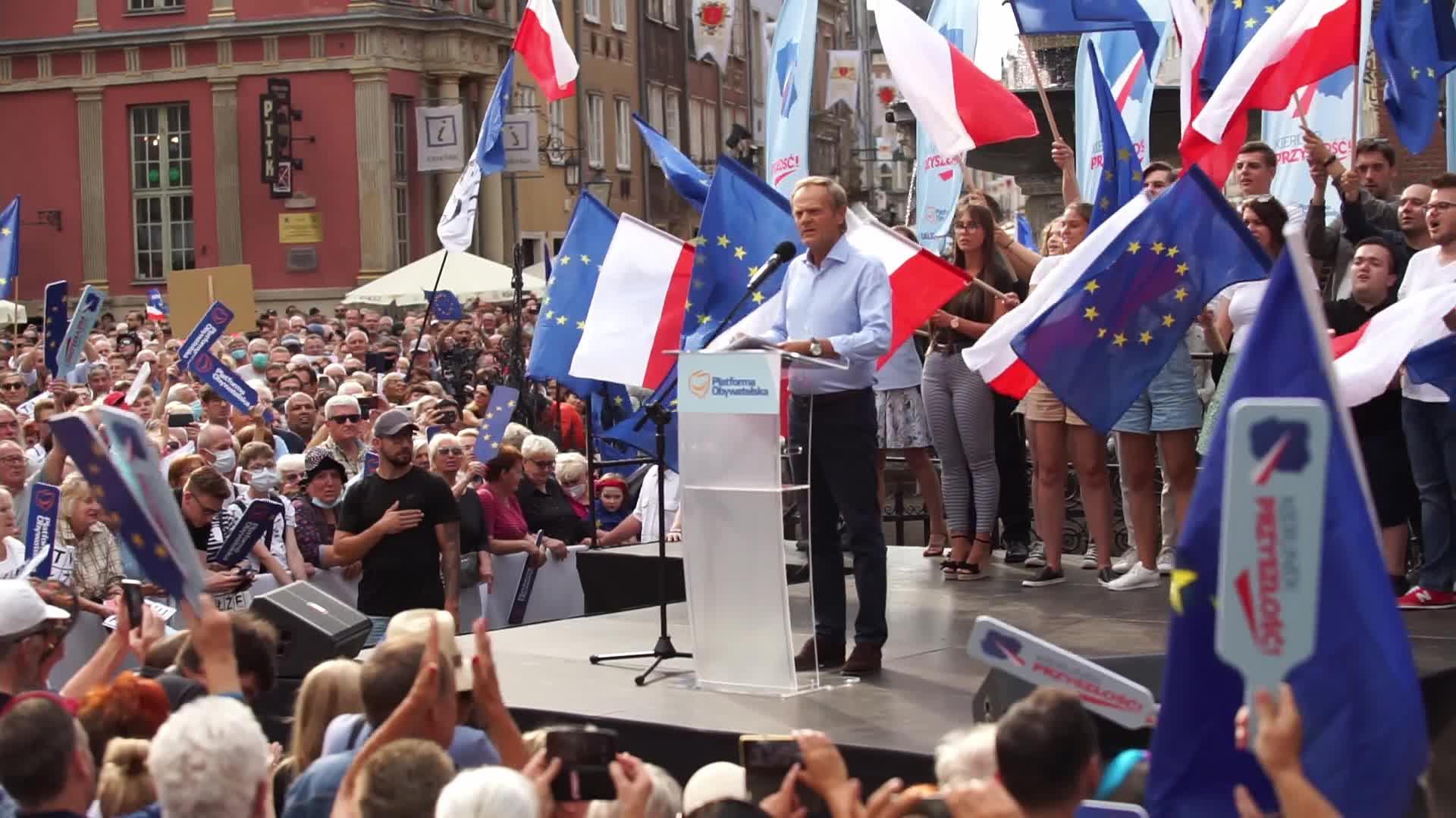 Donald Tusk's Rally in Gdansk, Poland