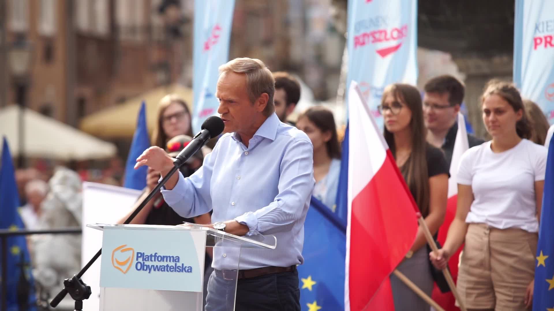 Donald Tusk's Rally in Gdansk, Poland