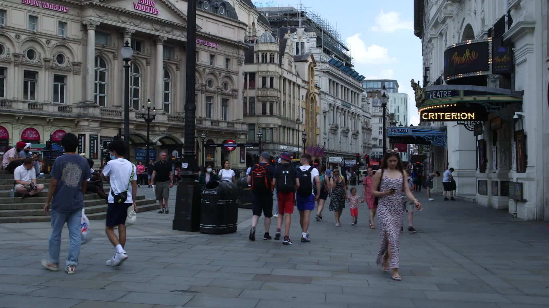 Daily life in London during the 'Freedom Day' marking the end of the COVID-19 restrictions in England