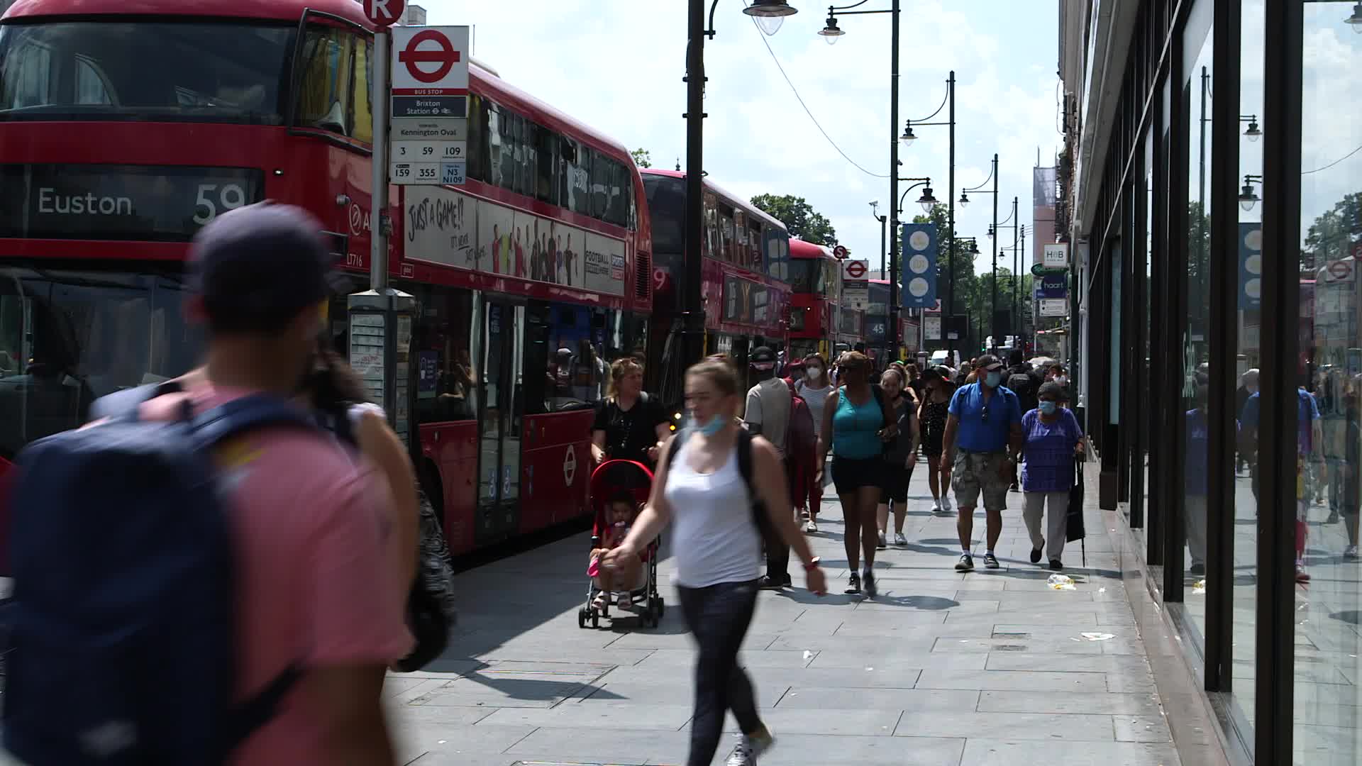Daily life in London during the 'Freedom Day' marking the end of the COVID-19 restrictions in England