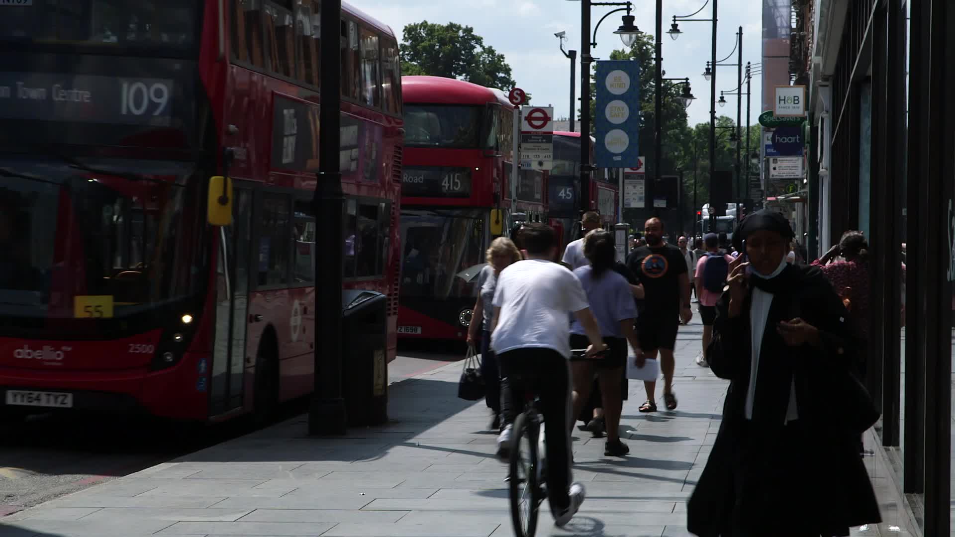 Daily life in London during the 'Freedom Day' marking the end of the COVID-19 restrictions in England