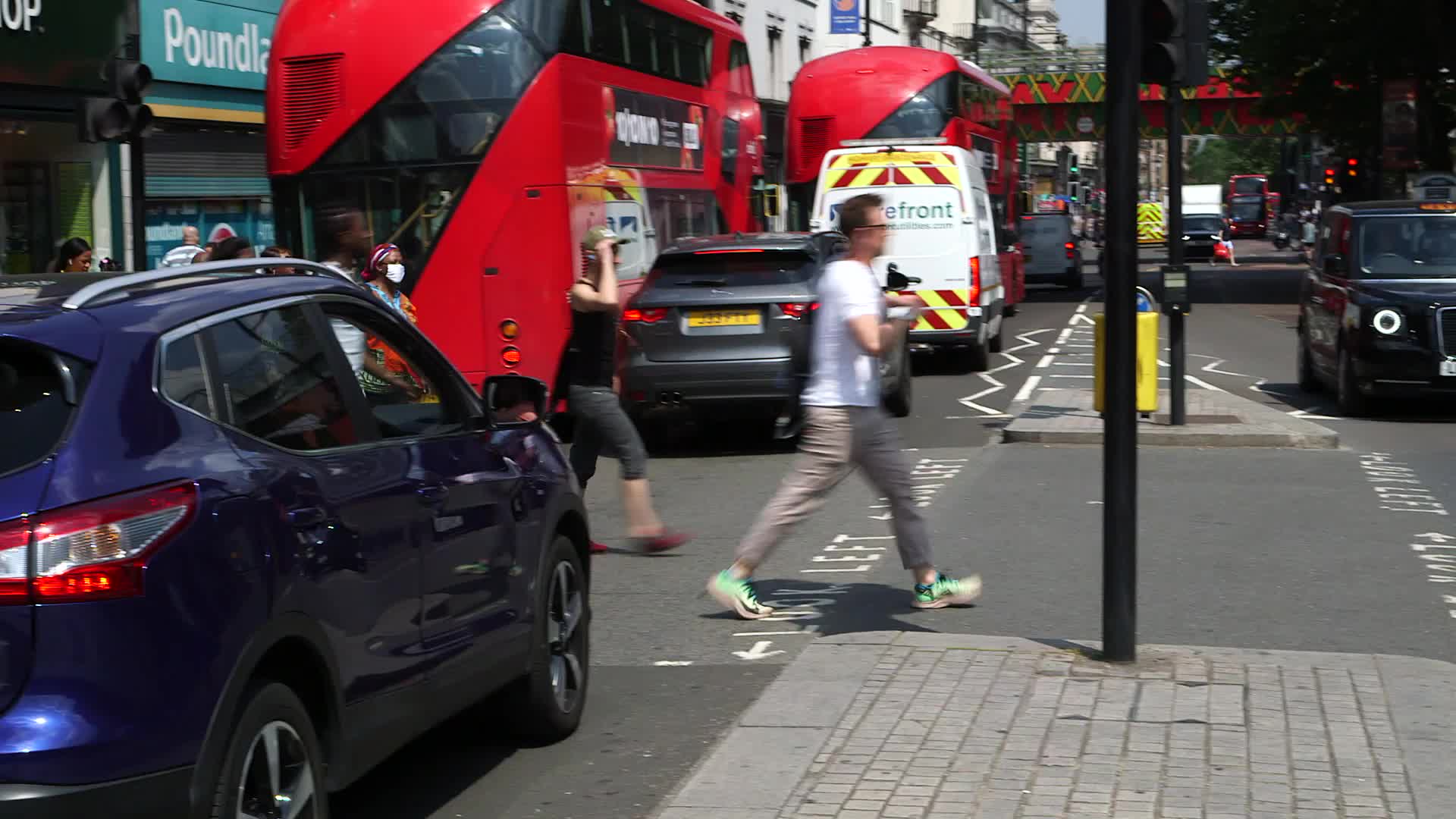 Daily life in London during the 'Freedom Day' marking the end of the COVID-19 restrictions in England