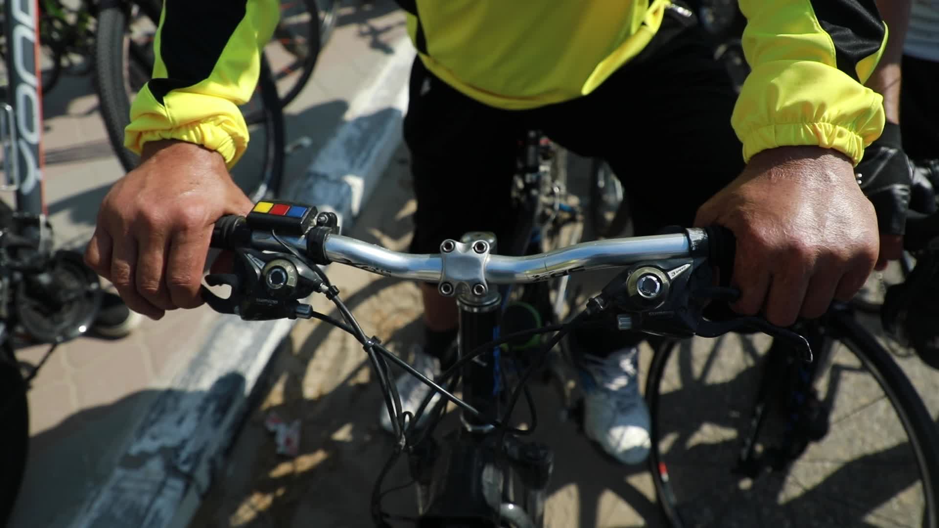 Bicycle race in Gaza