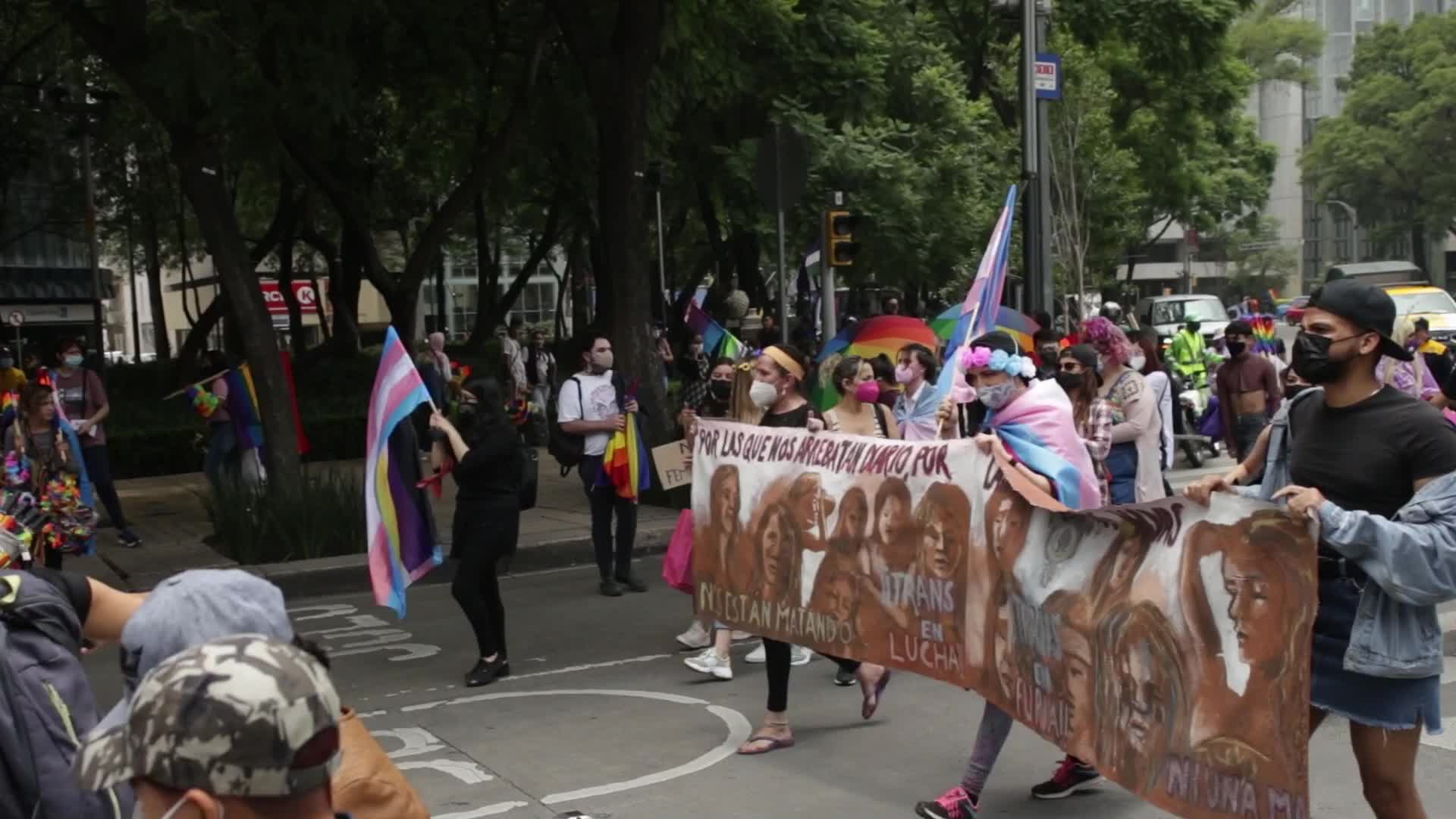 March of the Invisibles in Mexico City