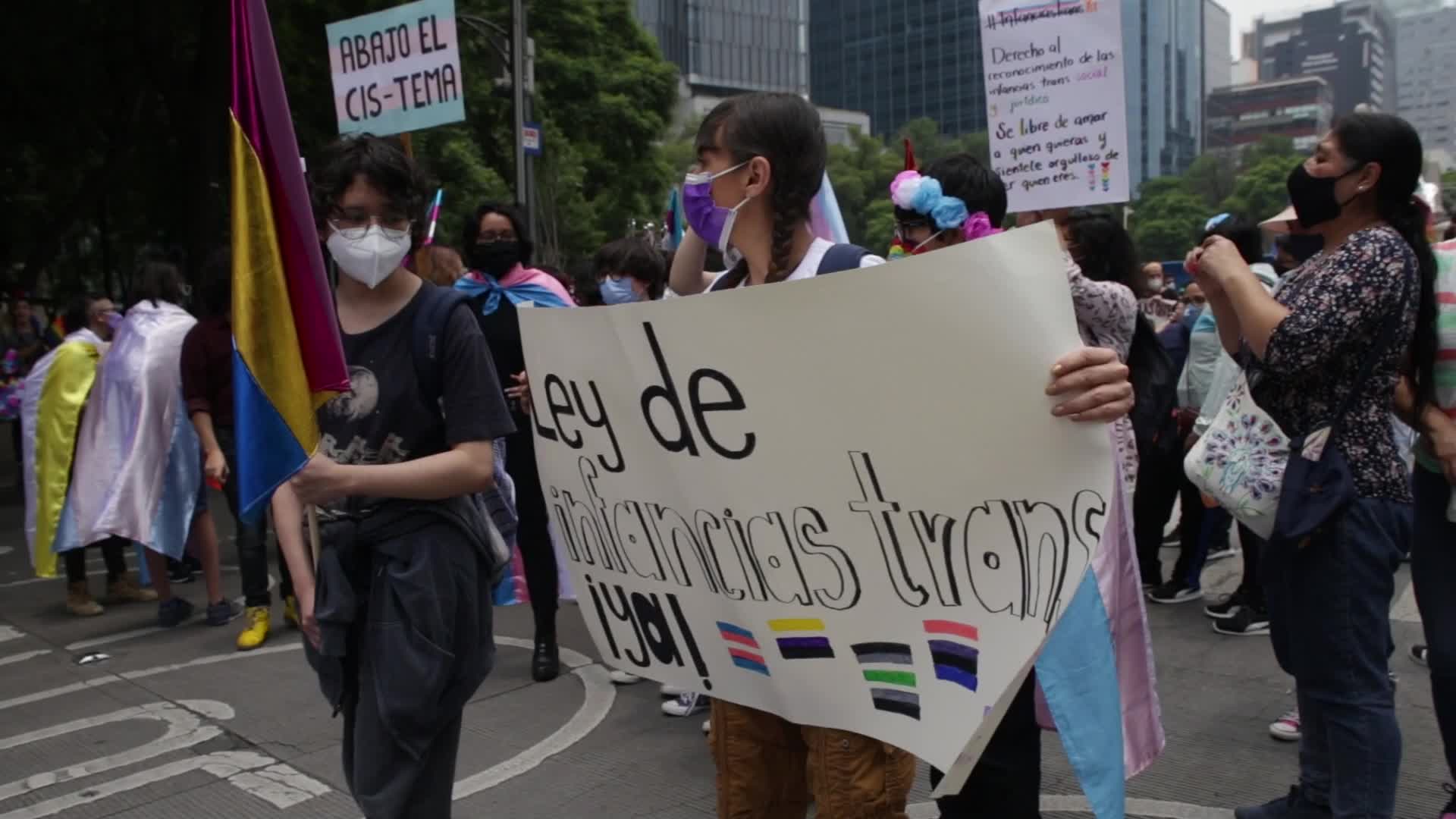 March of the Invisibles in Mexico City