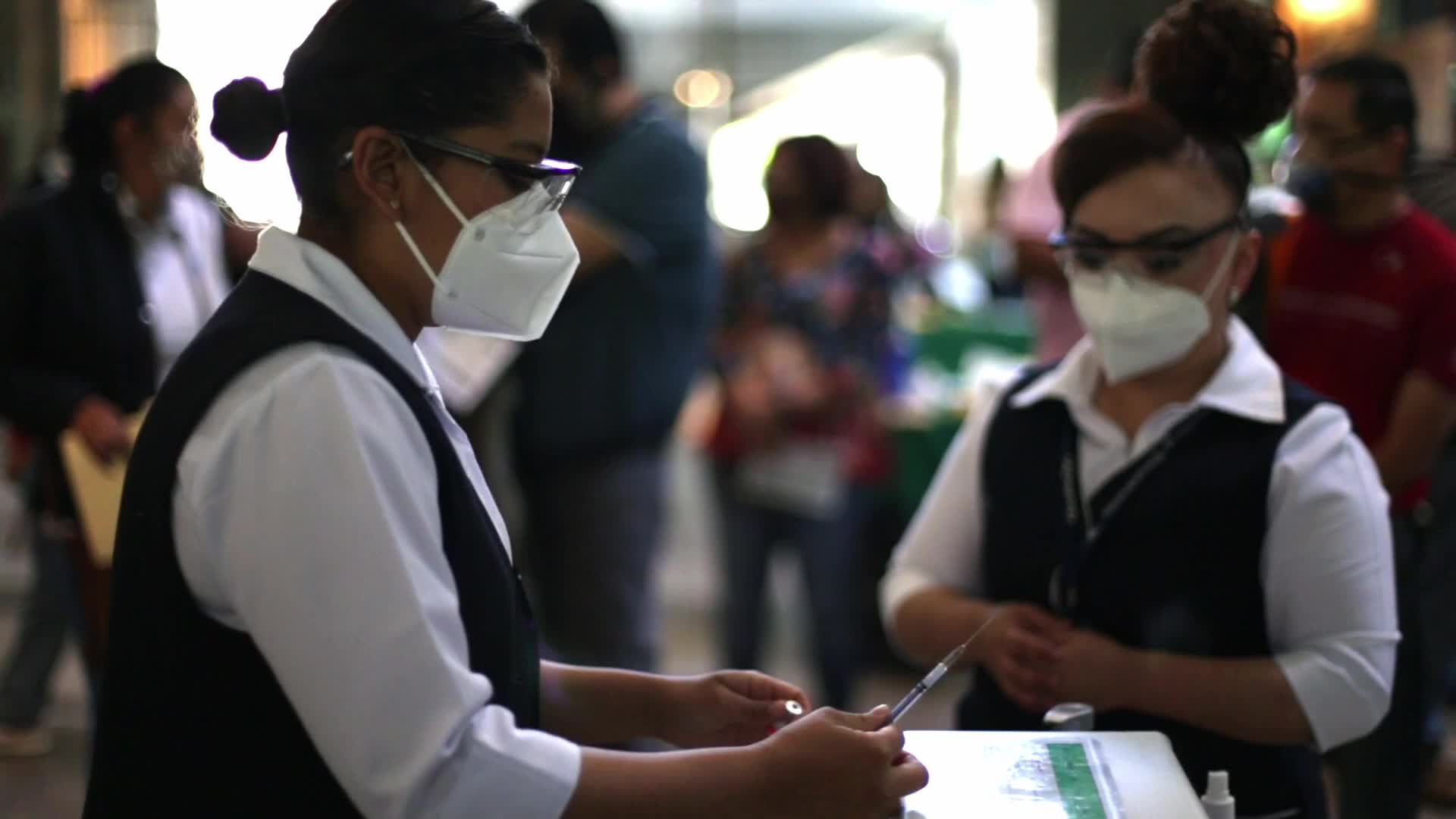 Vaccination against COVID-19 for people aged 40 to 49 at the Vasconcelos Library