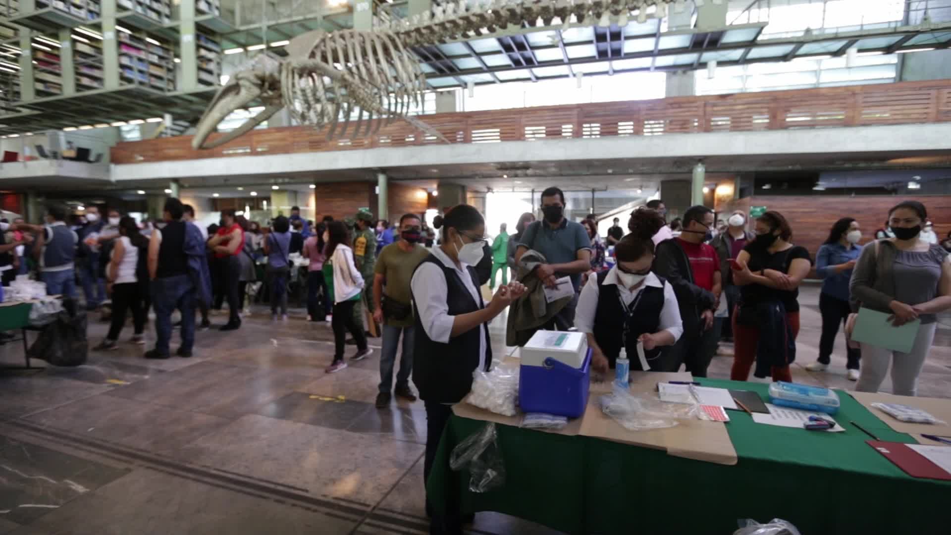 Vaccination against COVID-19 for people aged 40 to 49 at the Vasconcelos Library