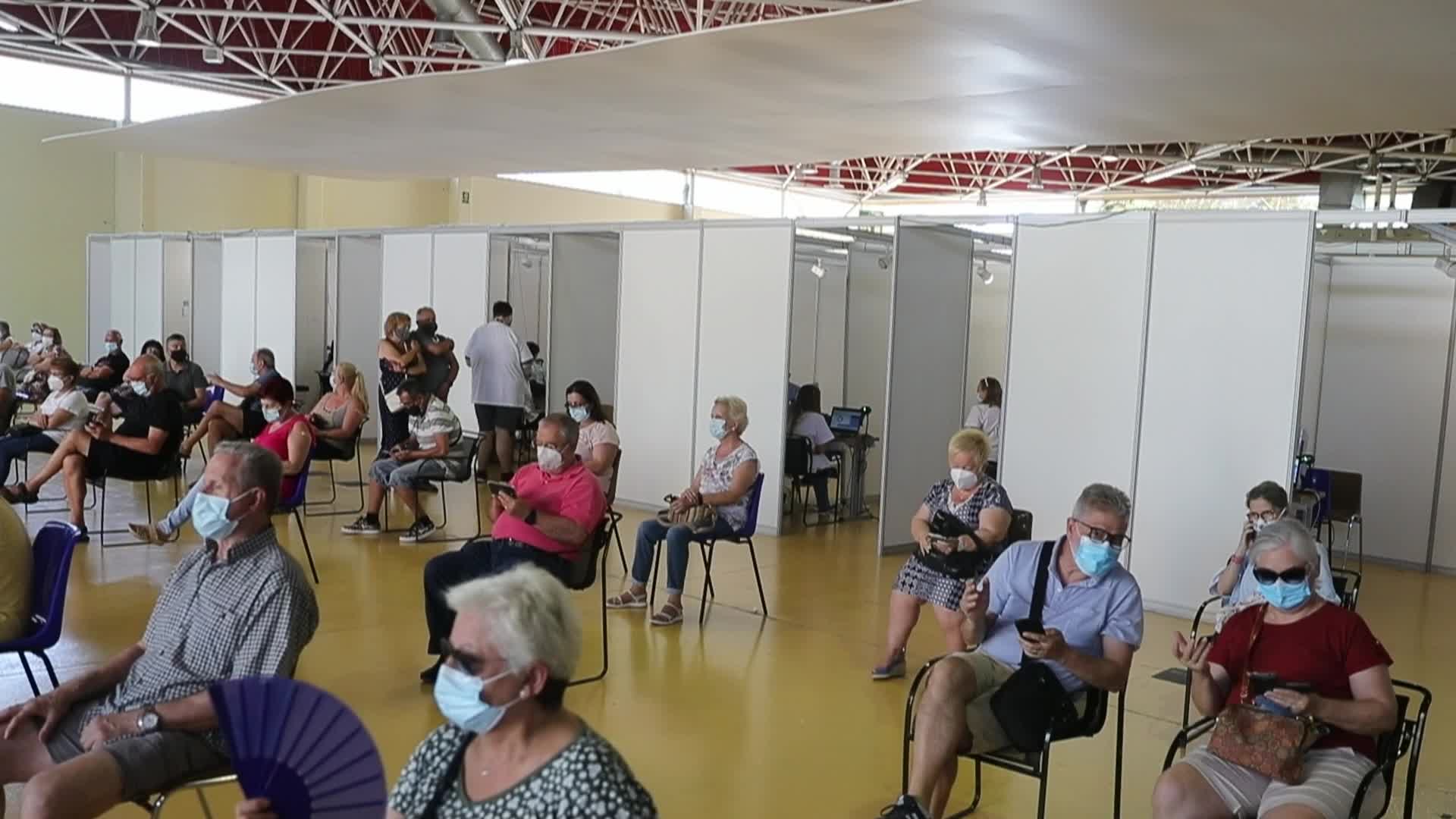 Coronavirus vaccination in Barcelona, Spain