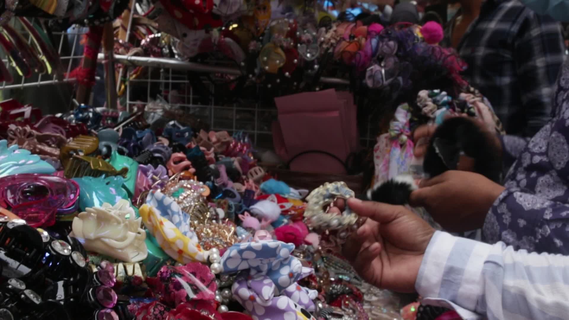 Bangladeshi people gather for Eid Shopping in Dhaka New Market