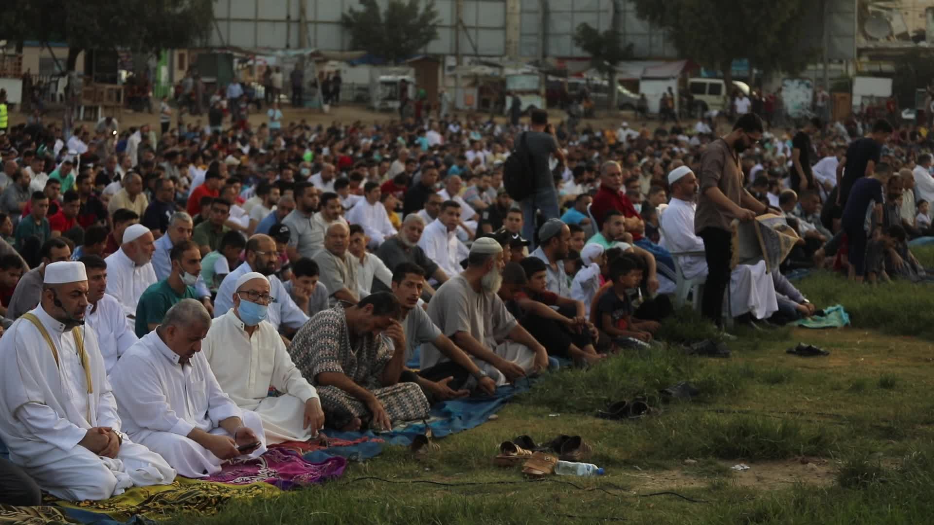 Eid al-Adha prayer in Gaza, Palestine