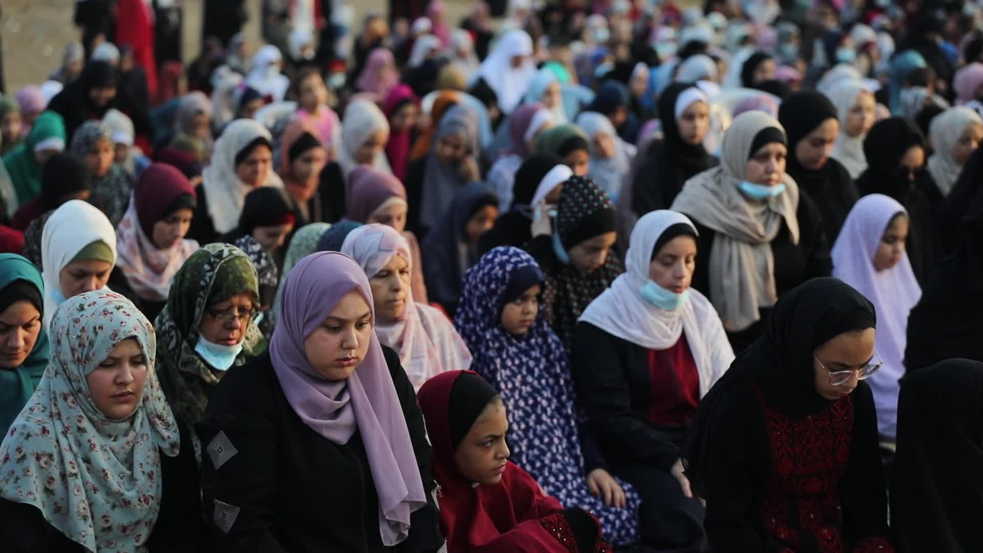Eid al-Adha prayer in Gaza, Palestine