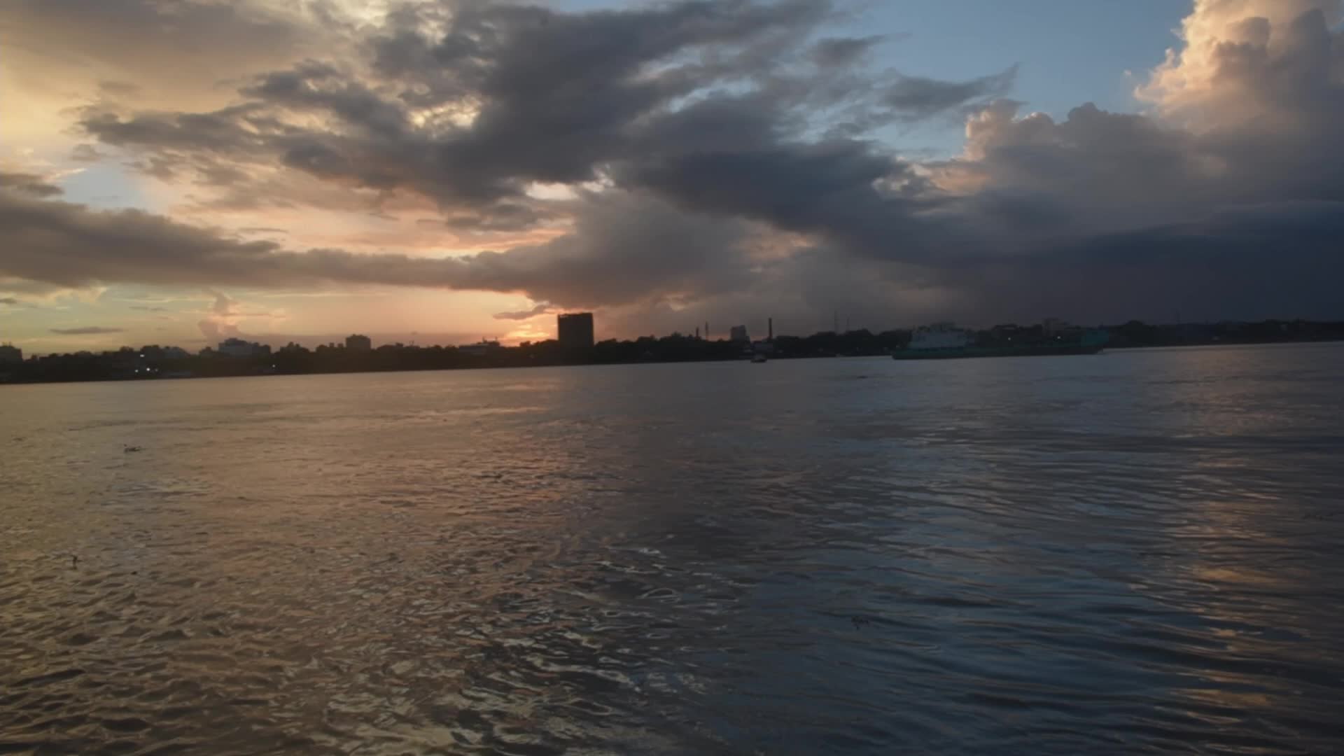 Sunset in Kolkata, India