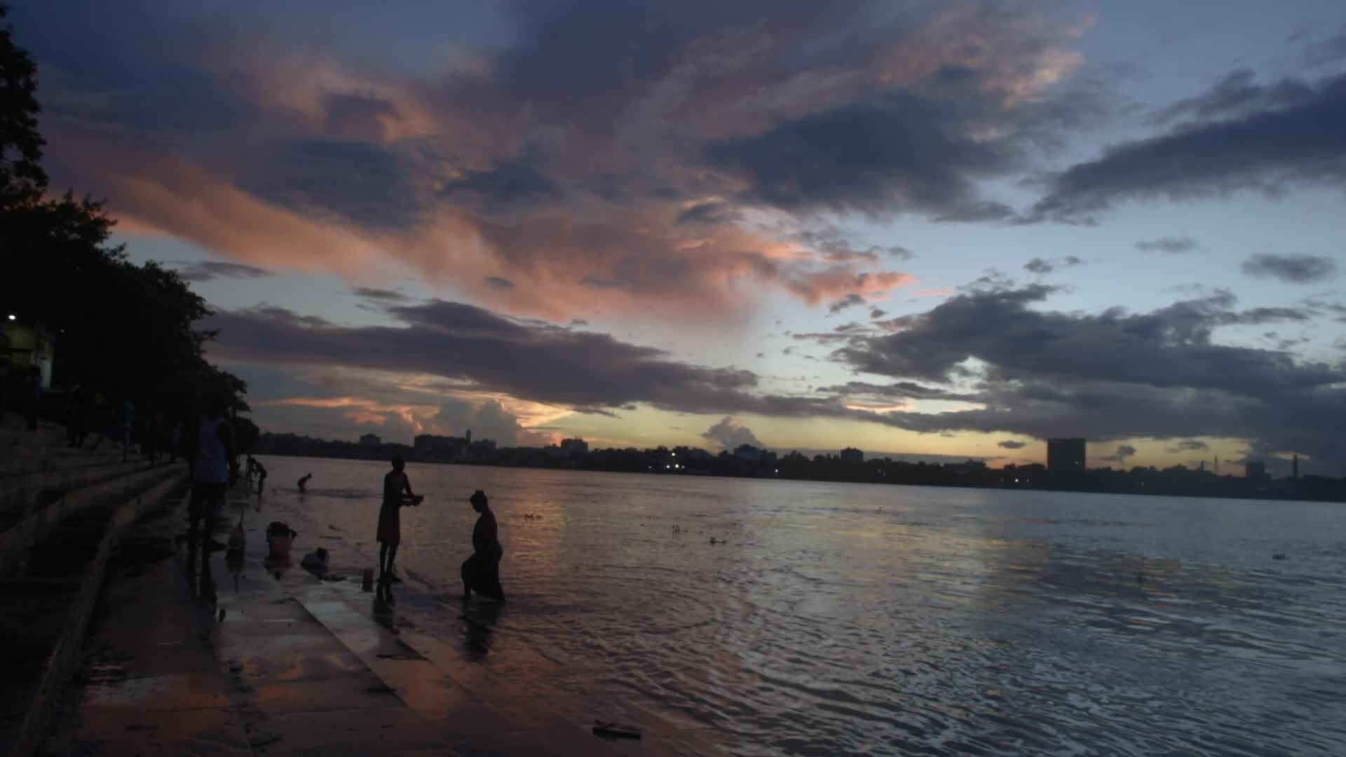 Sunset in Kolkata, India